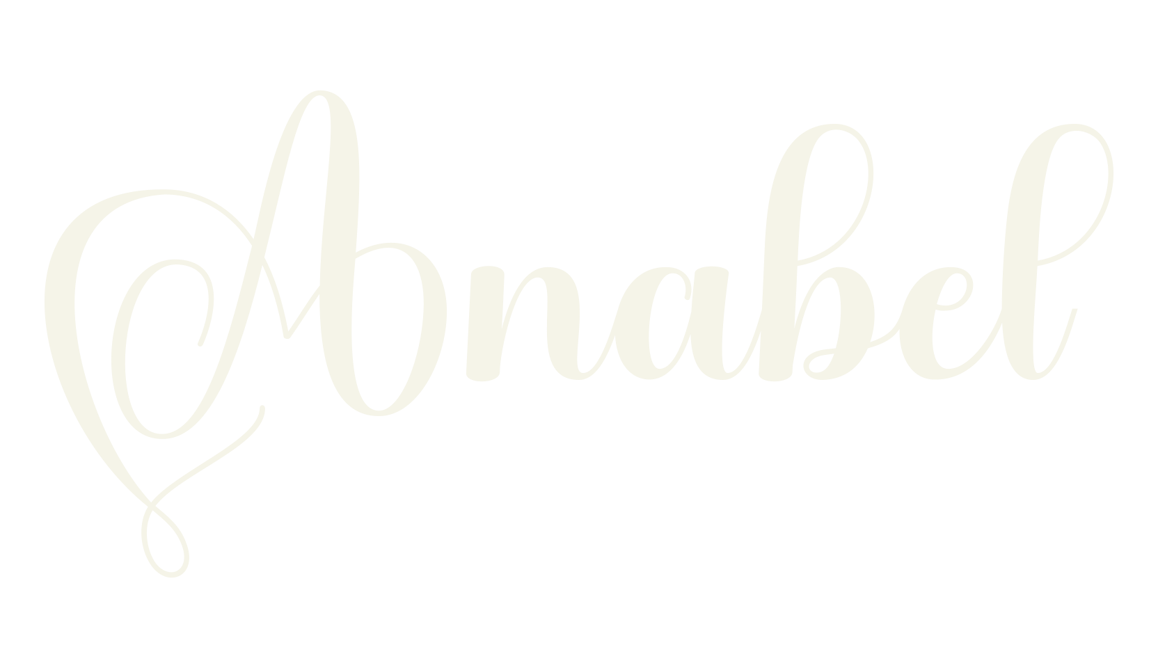 Anabel, handwriting font preview