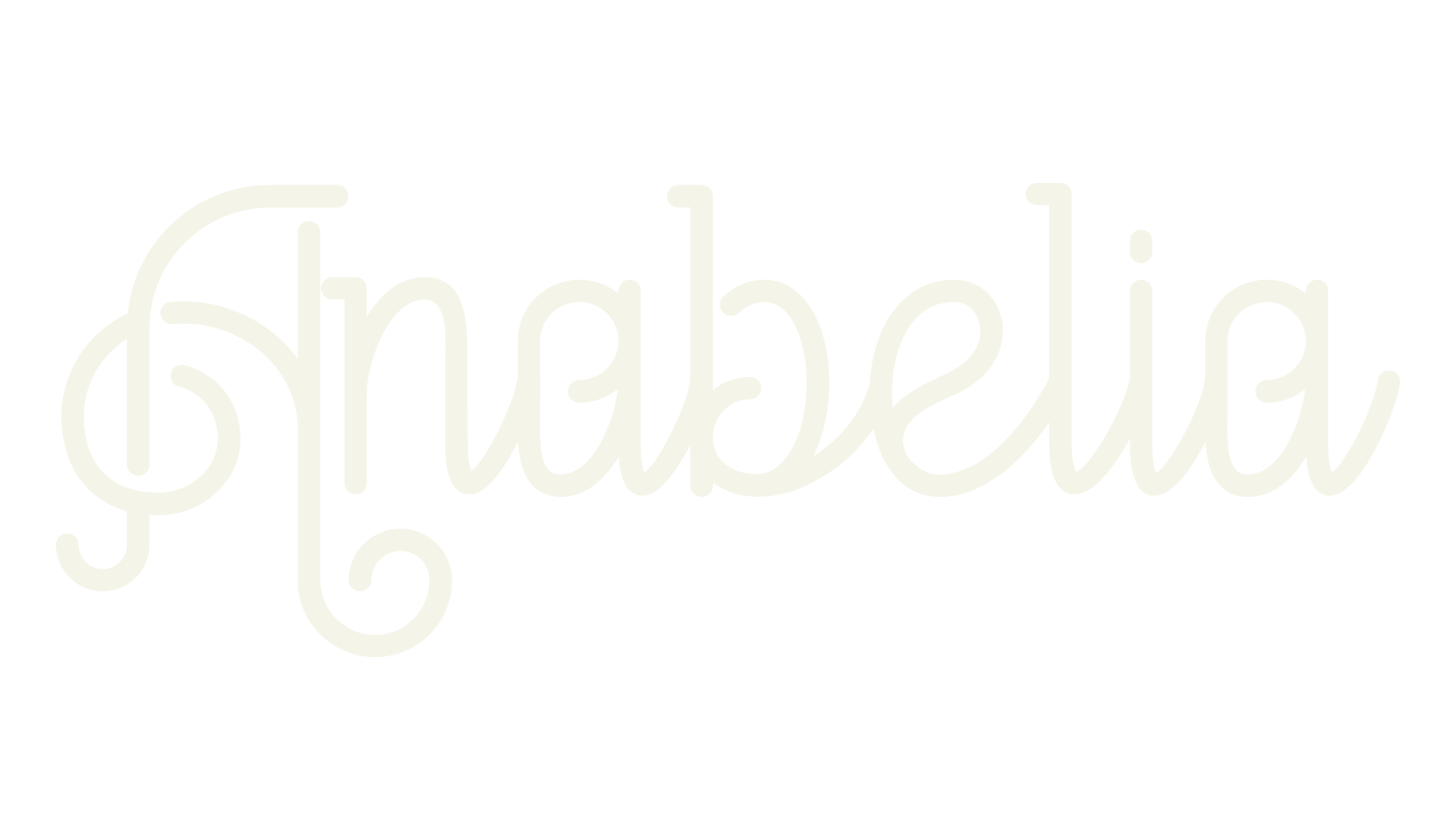 Anabelia, handwriting font preview