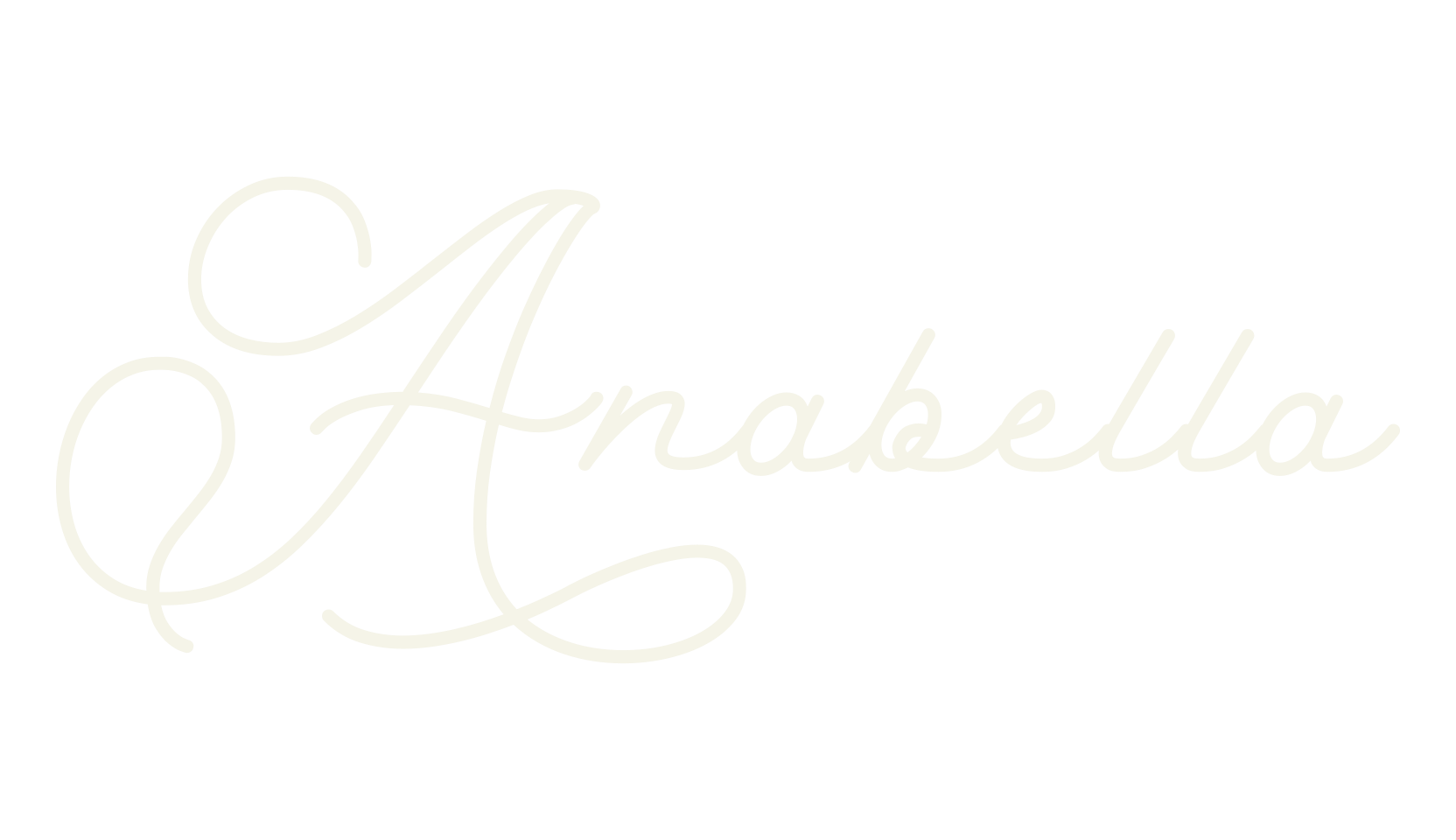 Anabella, fashion sign font preview