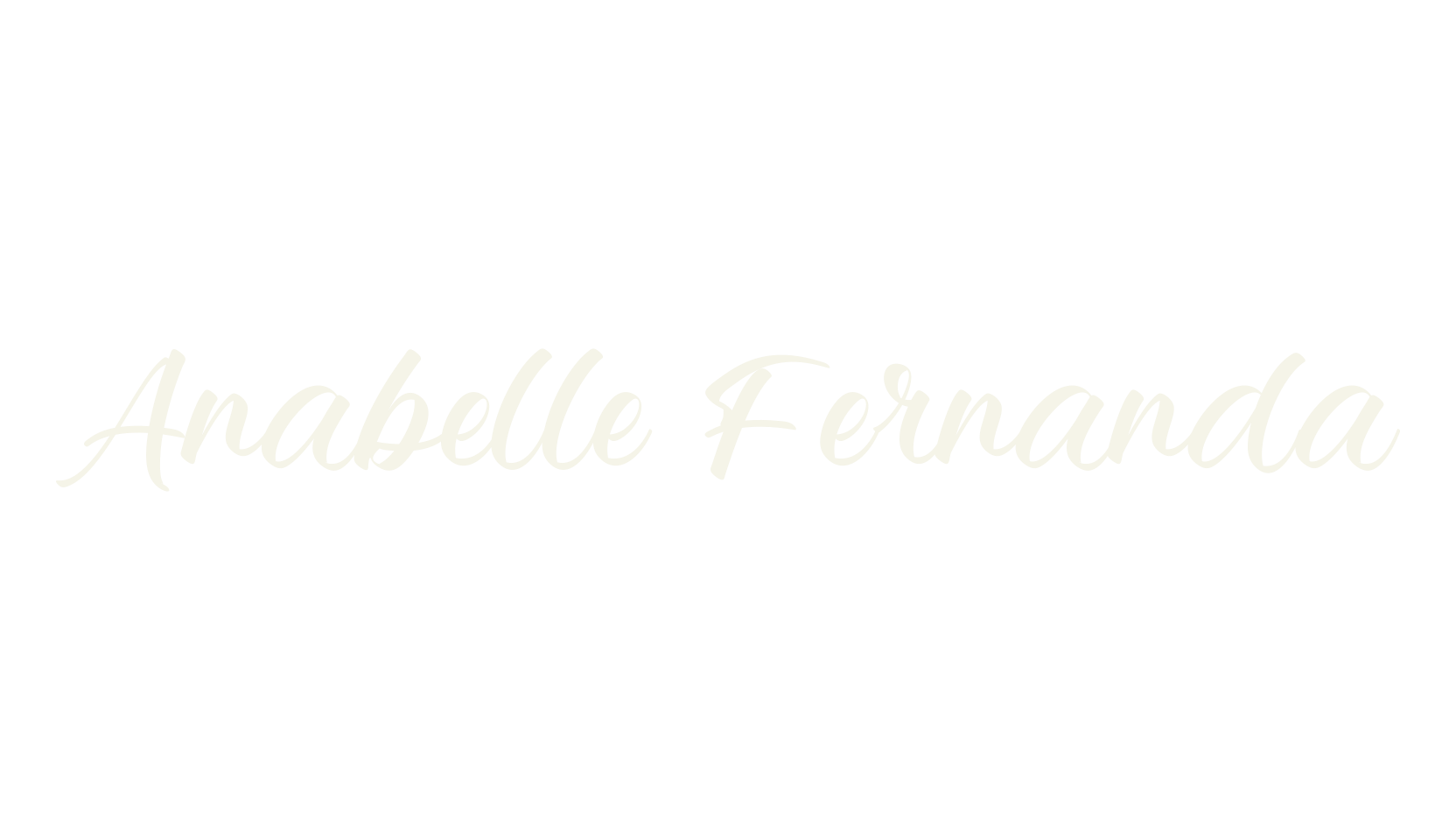Anabelle Fernanda, calligraphy font preview