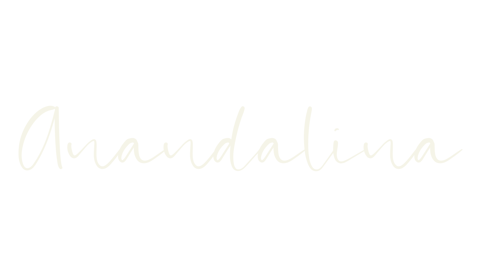 Anandalina, calligraphy font preview