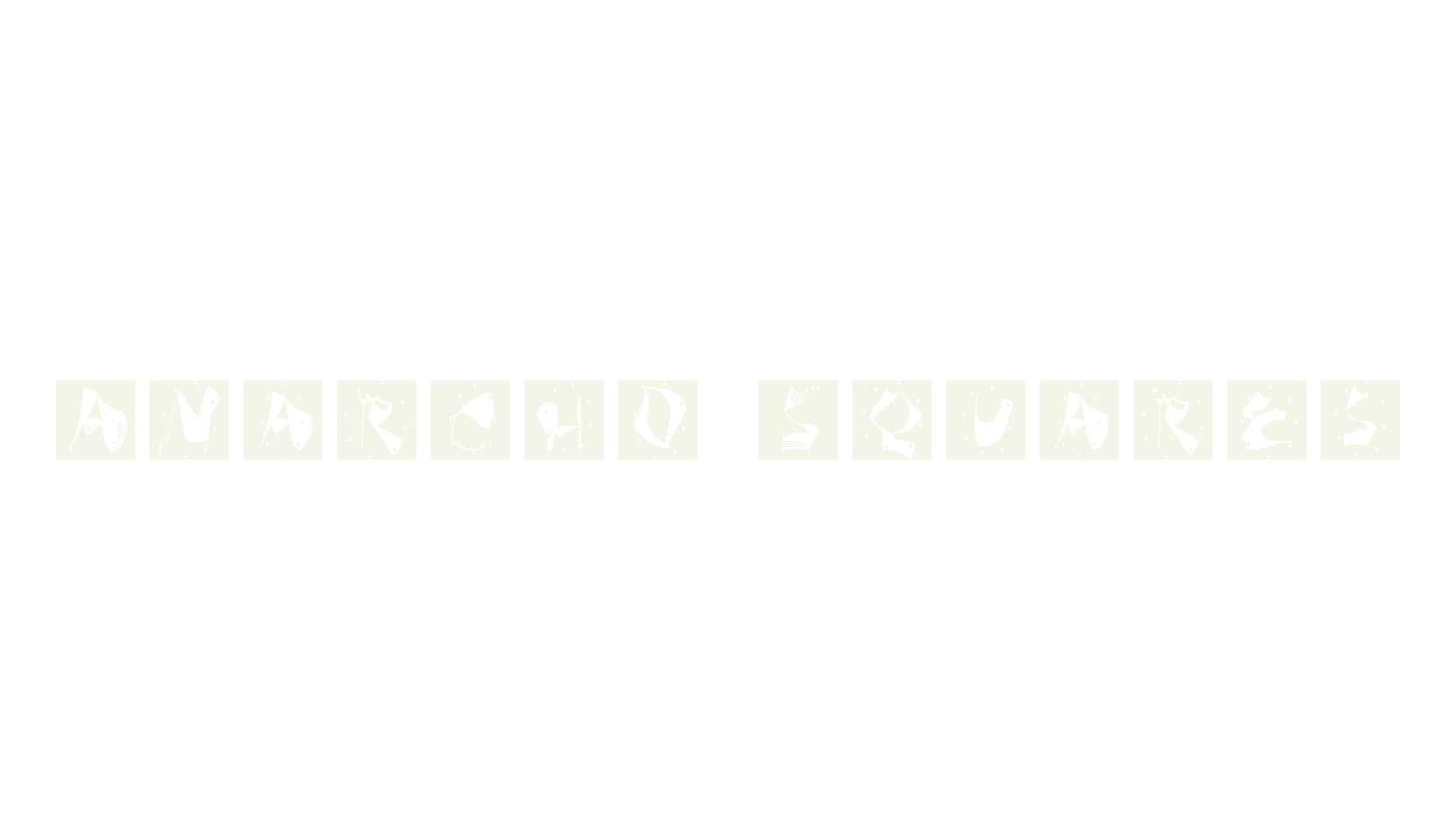 Anarcho Squares, display market font preview
