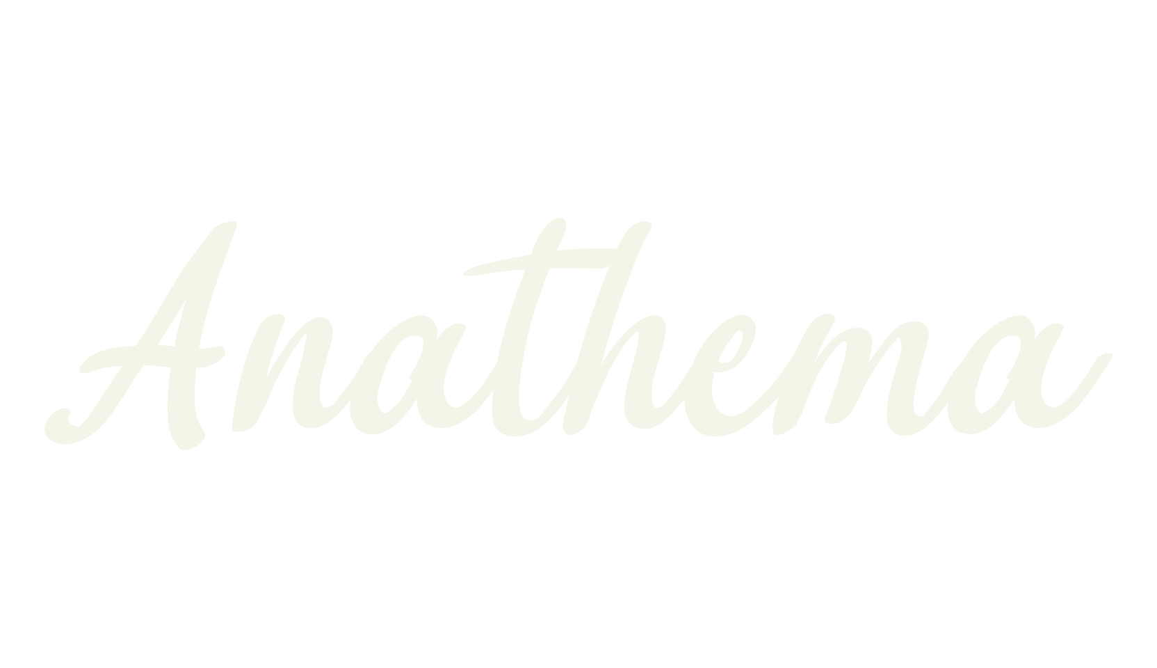 Anathema, fancy font preview