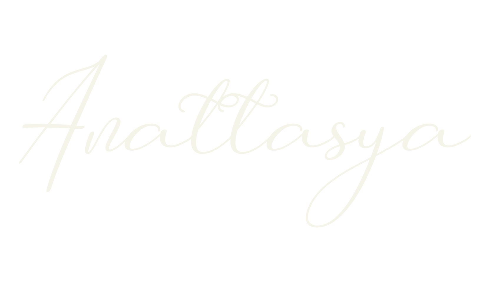 Anattasya, signature font preview