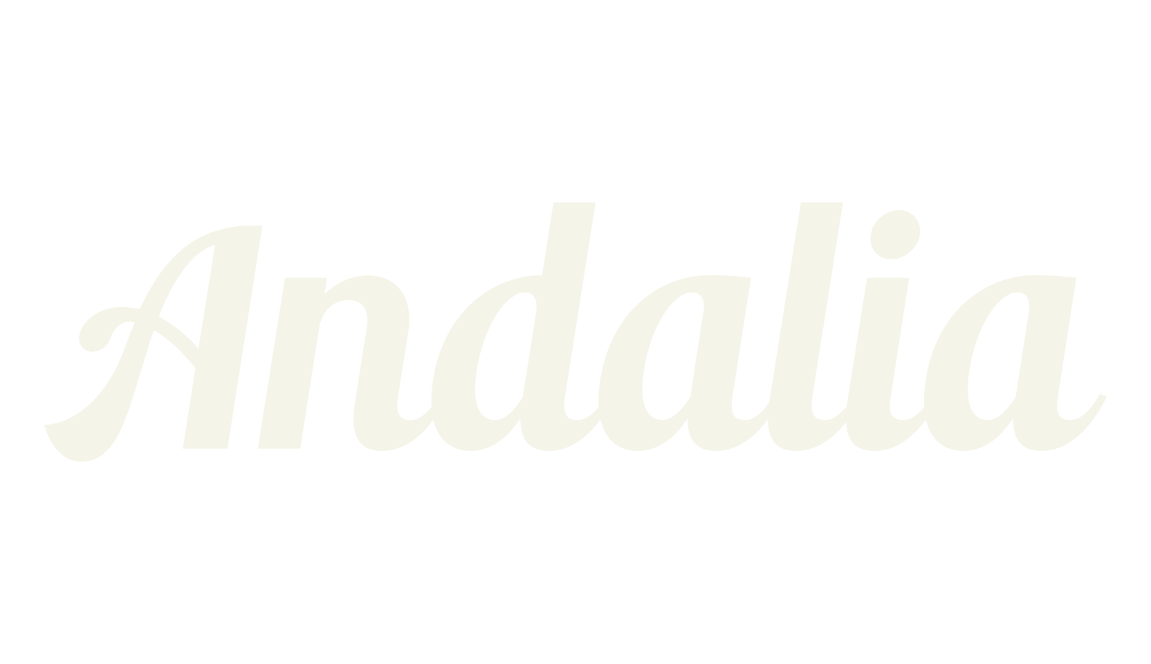 Andalia, cursive font preview
