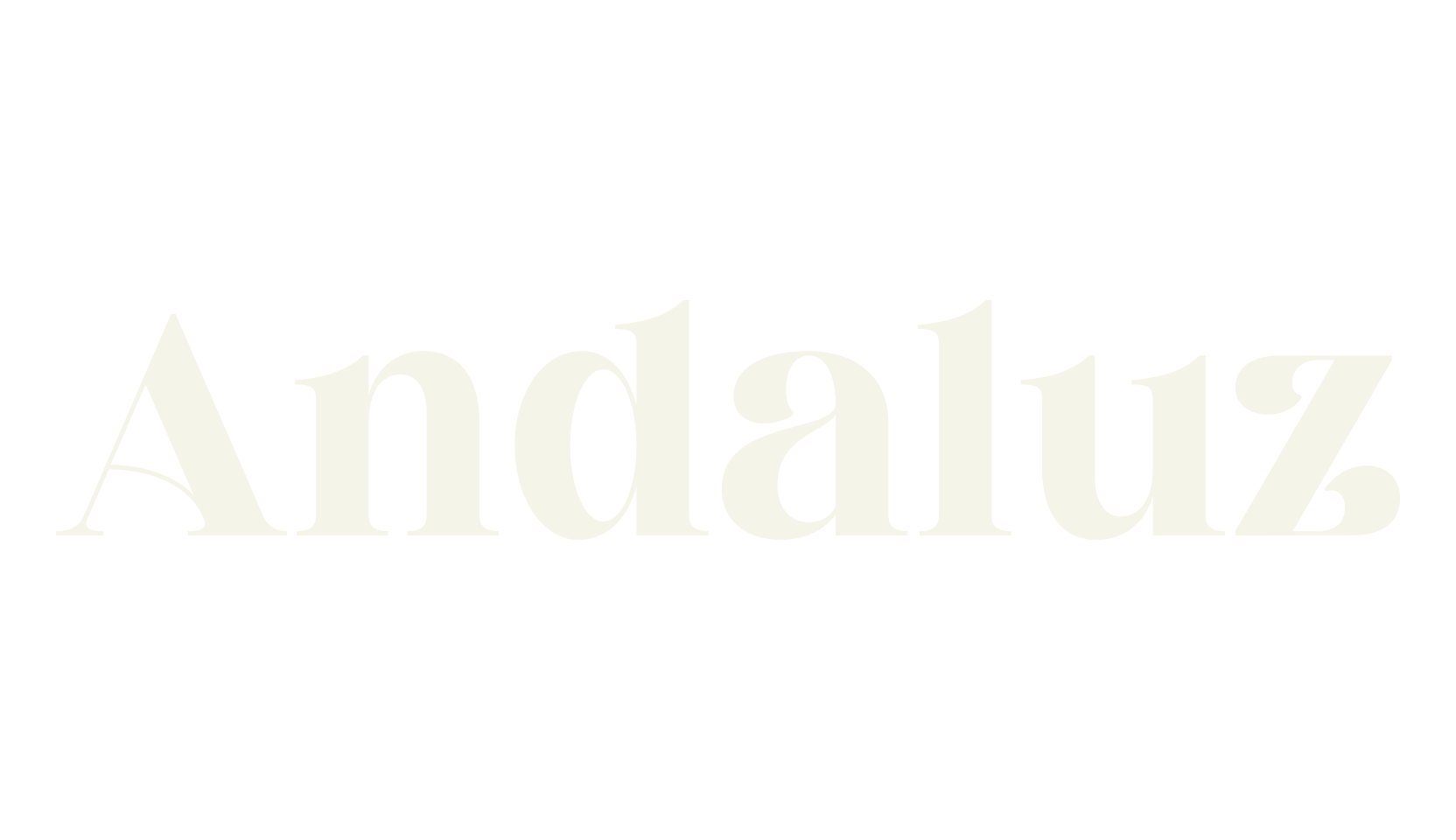 Andaluz, letter font preview