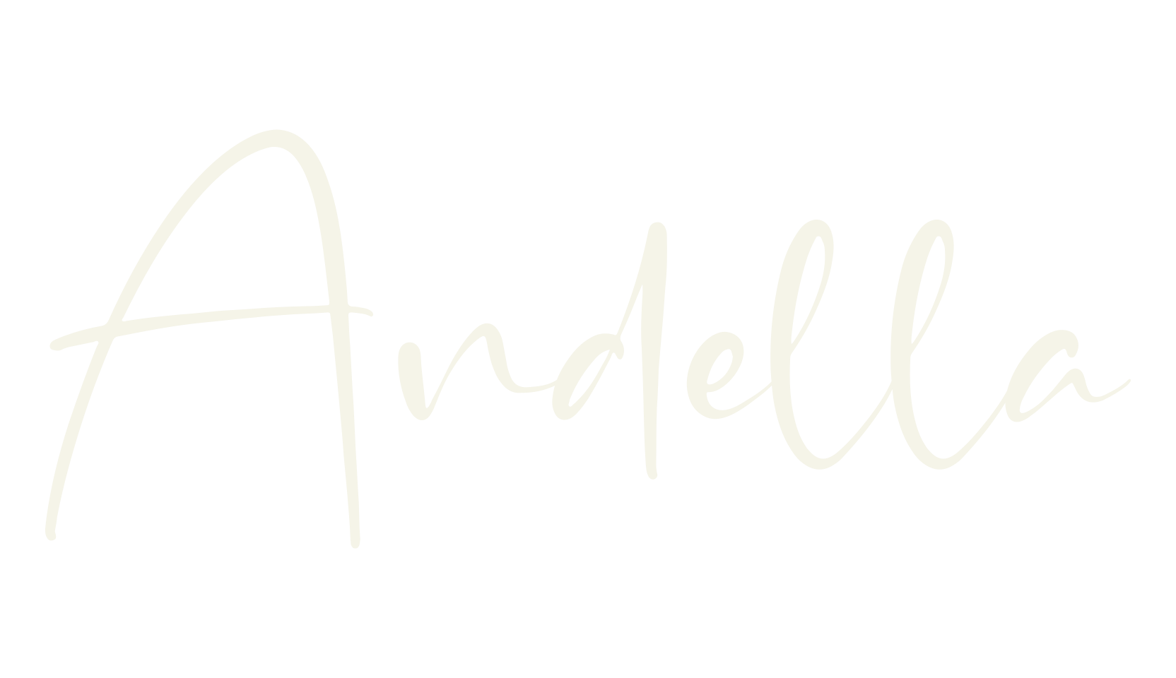 Andella, script font preview