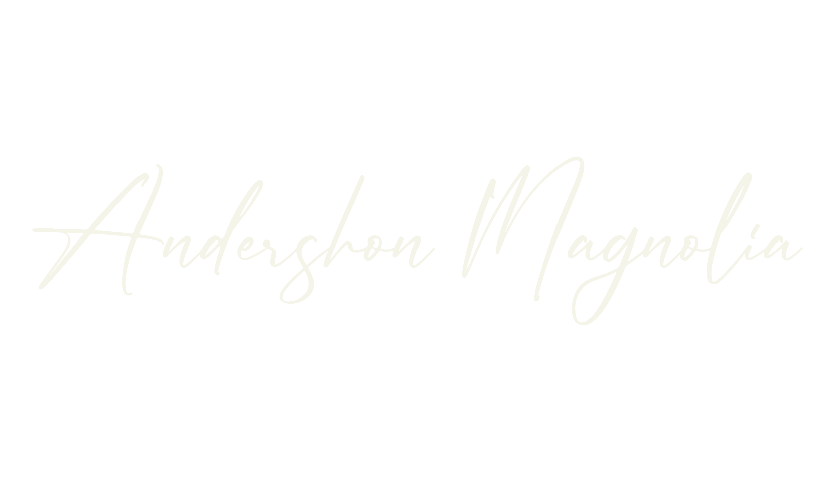 Andershon Magnolia, script font preview