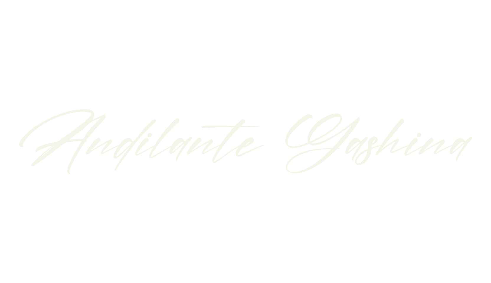 Andilante Gashina, script font preview
