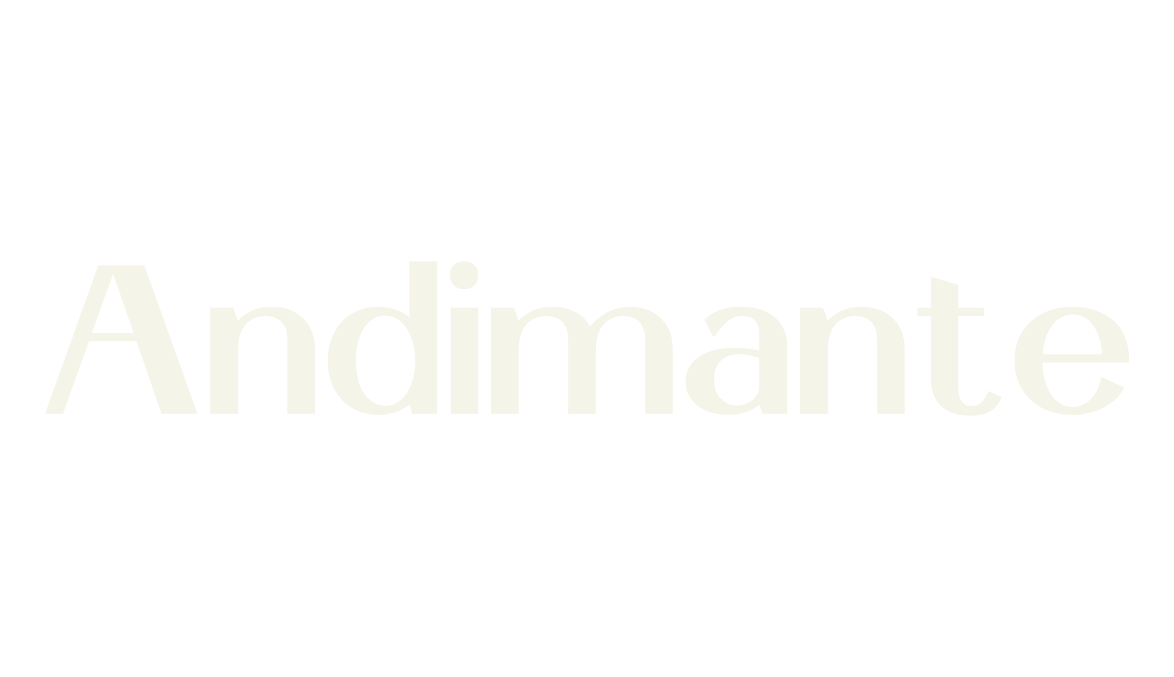 Andimante, modern font preview