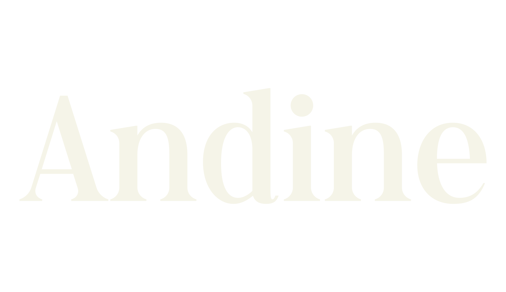 Andine, serif font preview