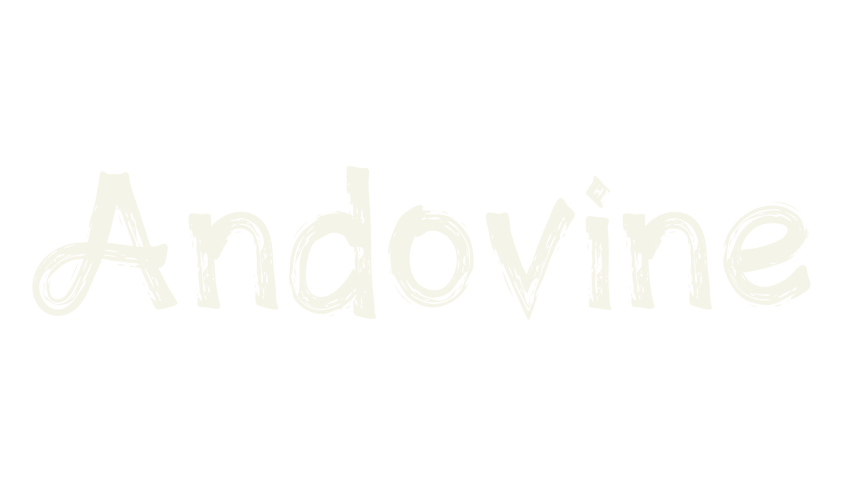 Andovine, lettering font preview