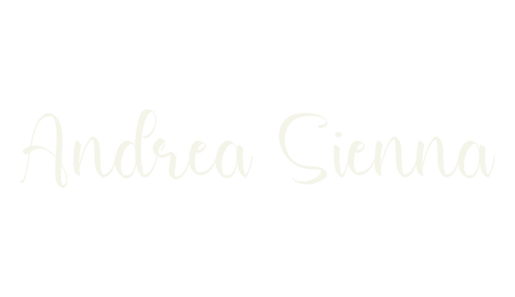 Andrea Sienna, calligraphy font preview