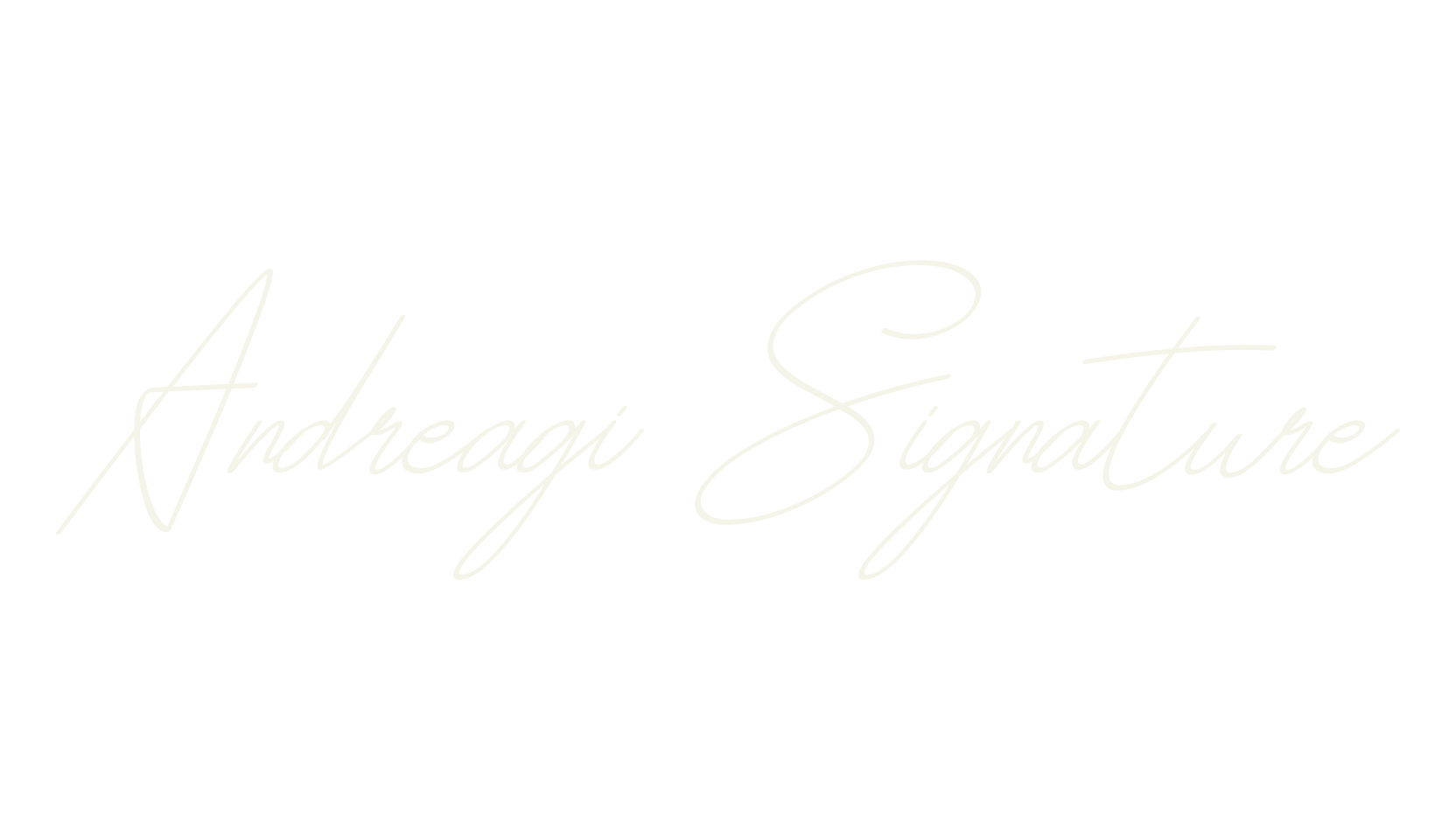 Andreagi Signature, signature font preview