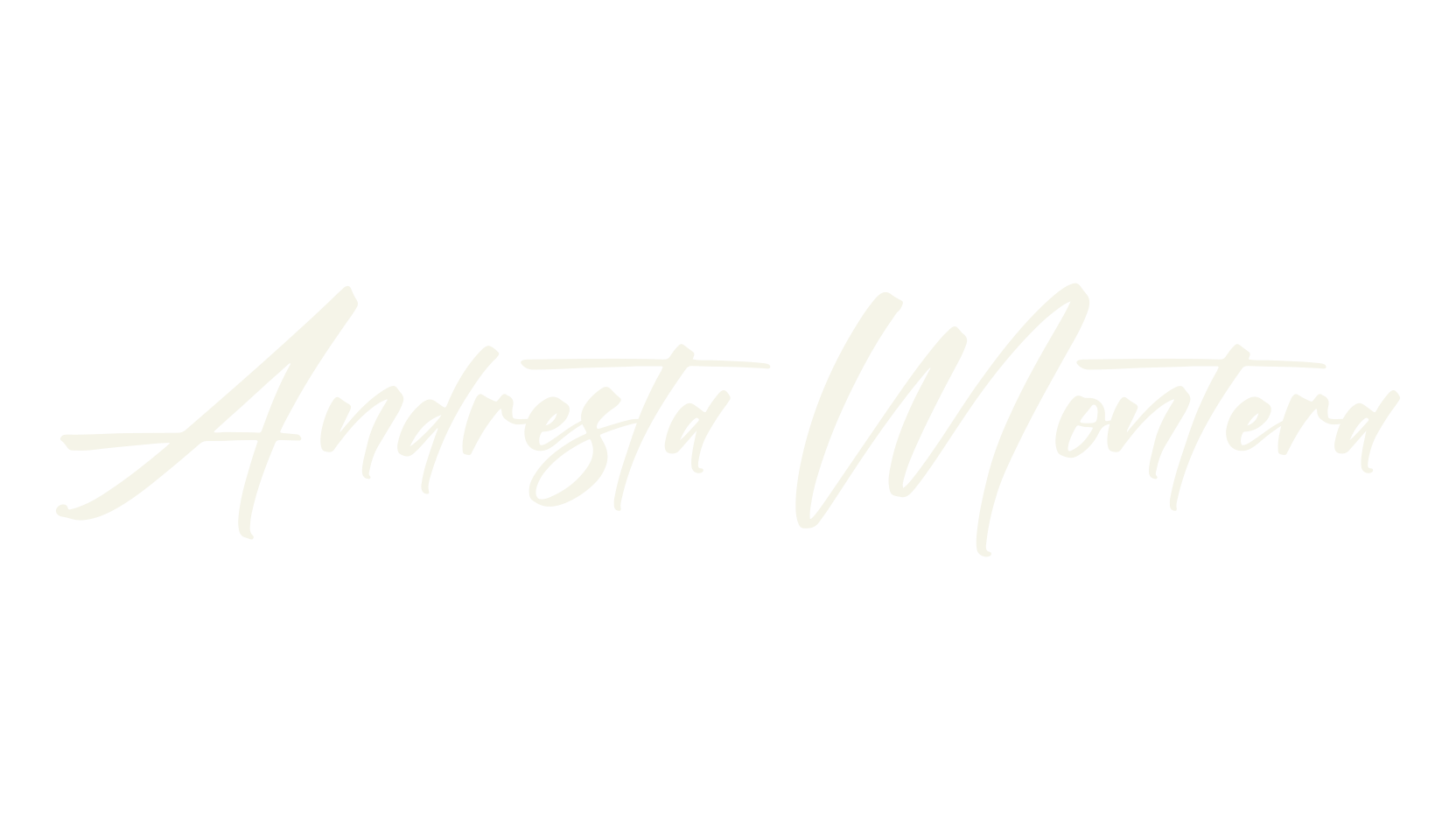 Andresta Montera, script font preview