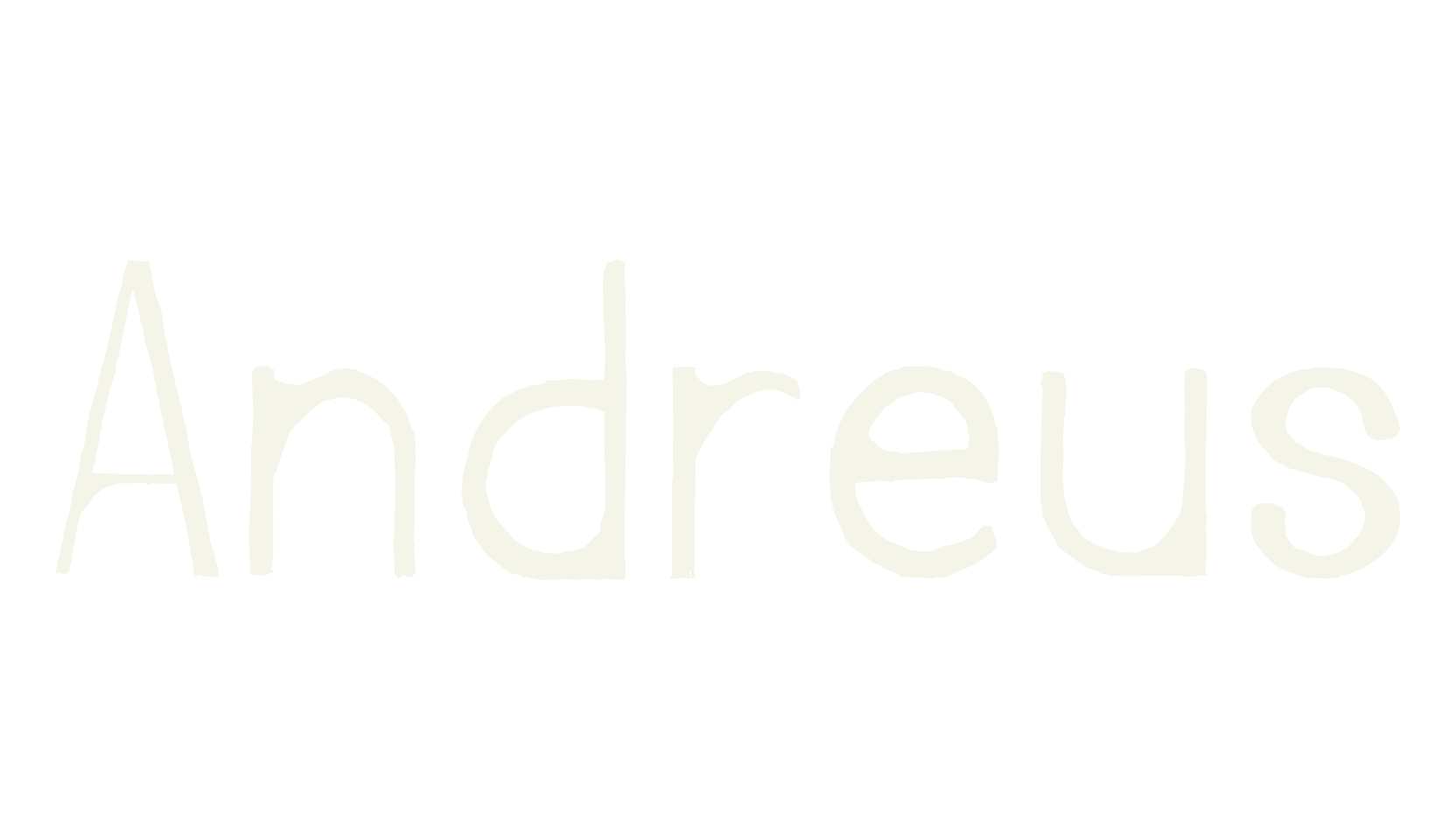 Andreus, modern font preview