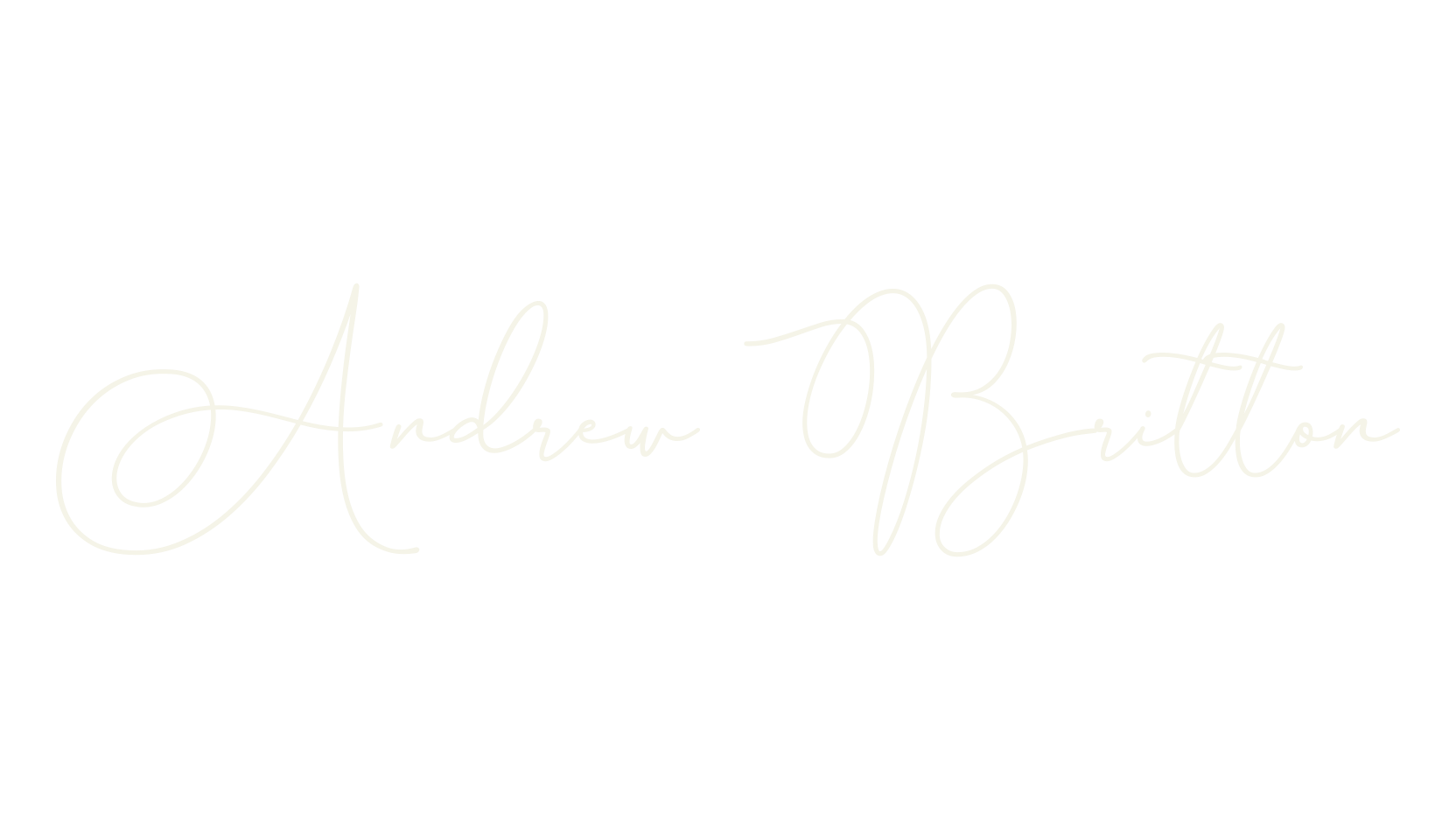 Andrew Britton, calligraphy font preview