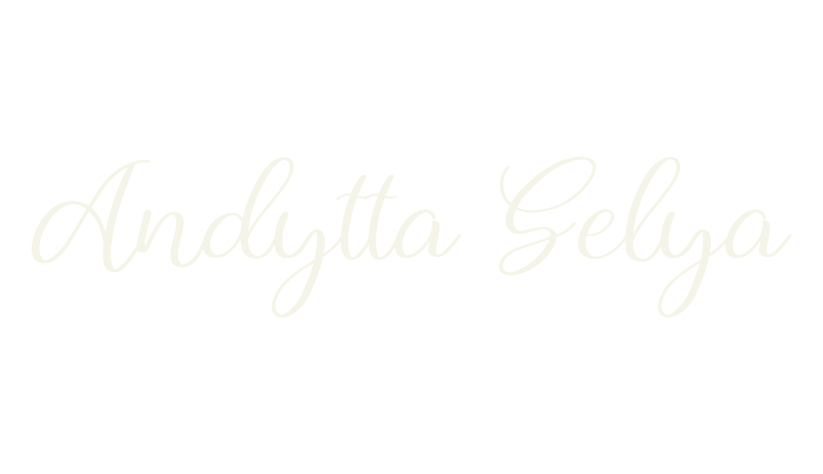 Andytta Selya, script font preview