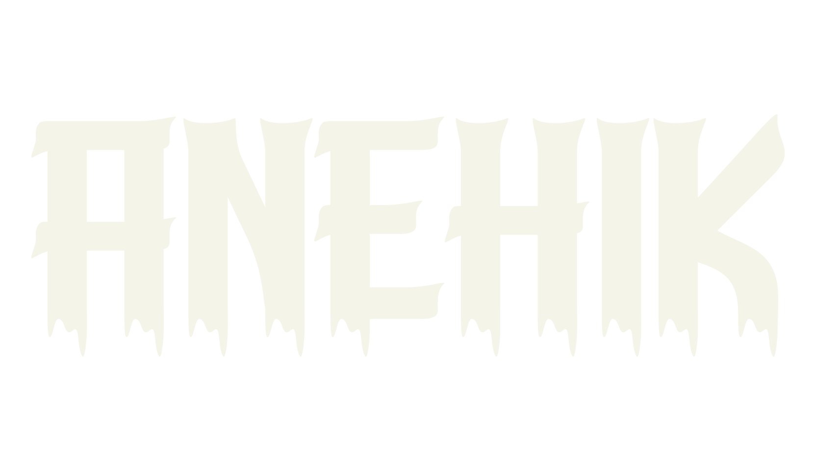 ANEHIK, halloween font preview