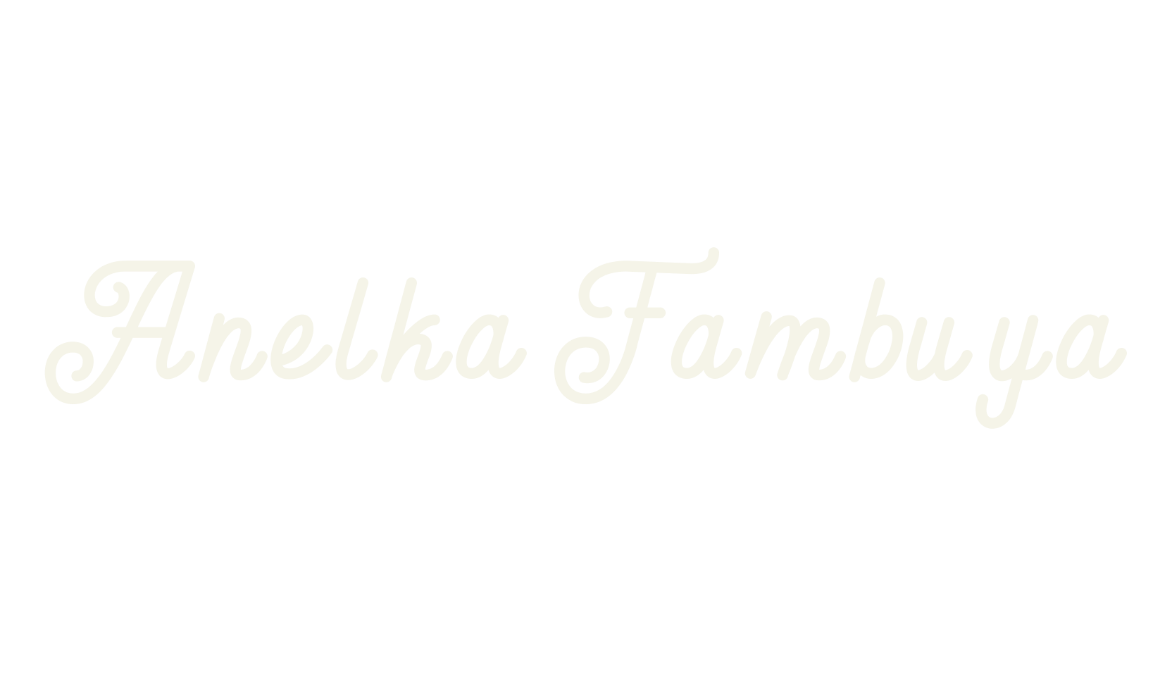 Anelka Fambuya, 80s font preview