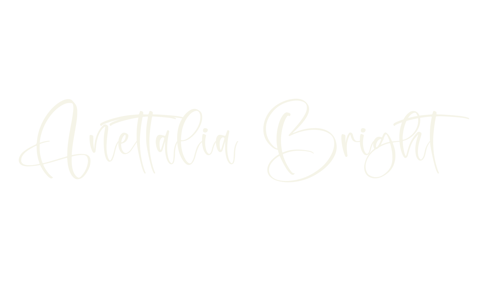 Anettalia Bright, script font preview