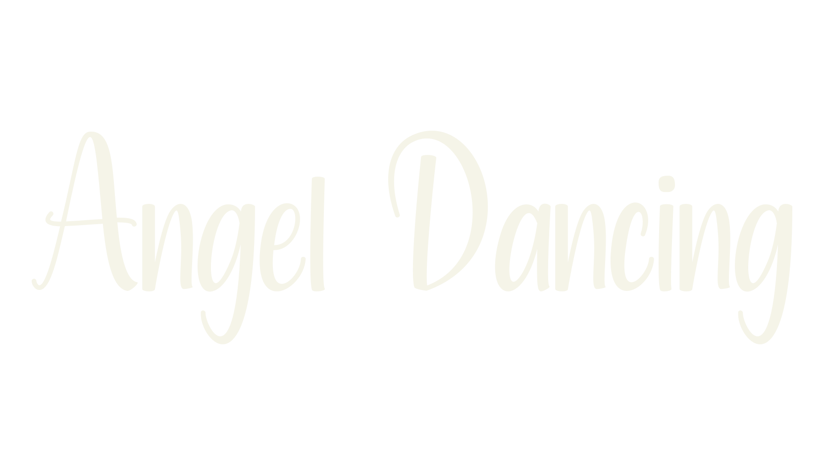 Angel Dancing, modern font preview