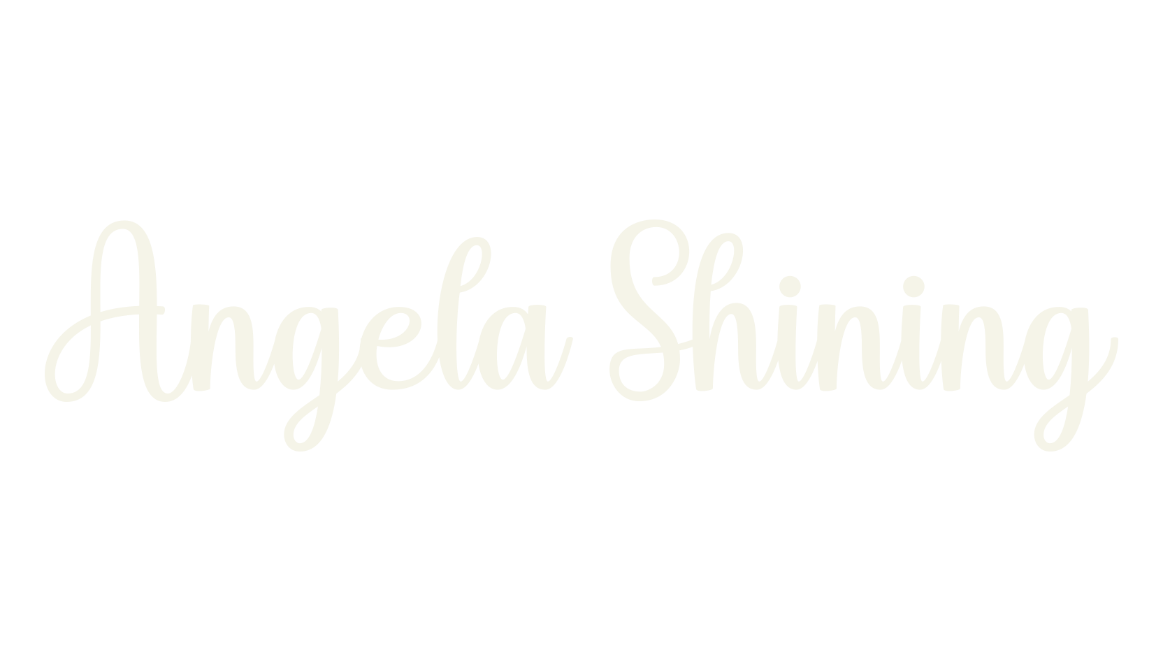 Angela Shining, script font preview