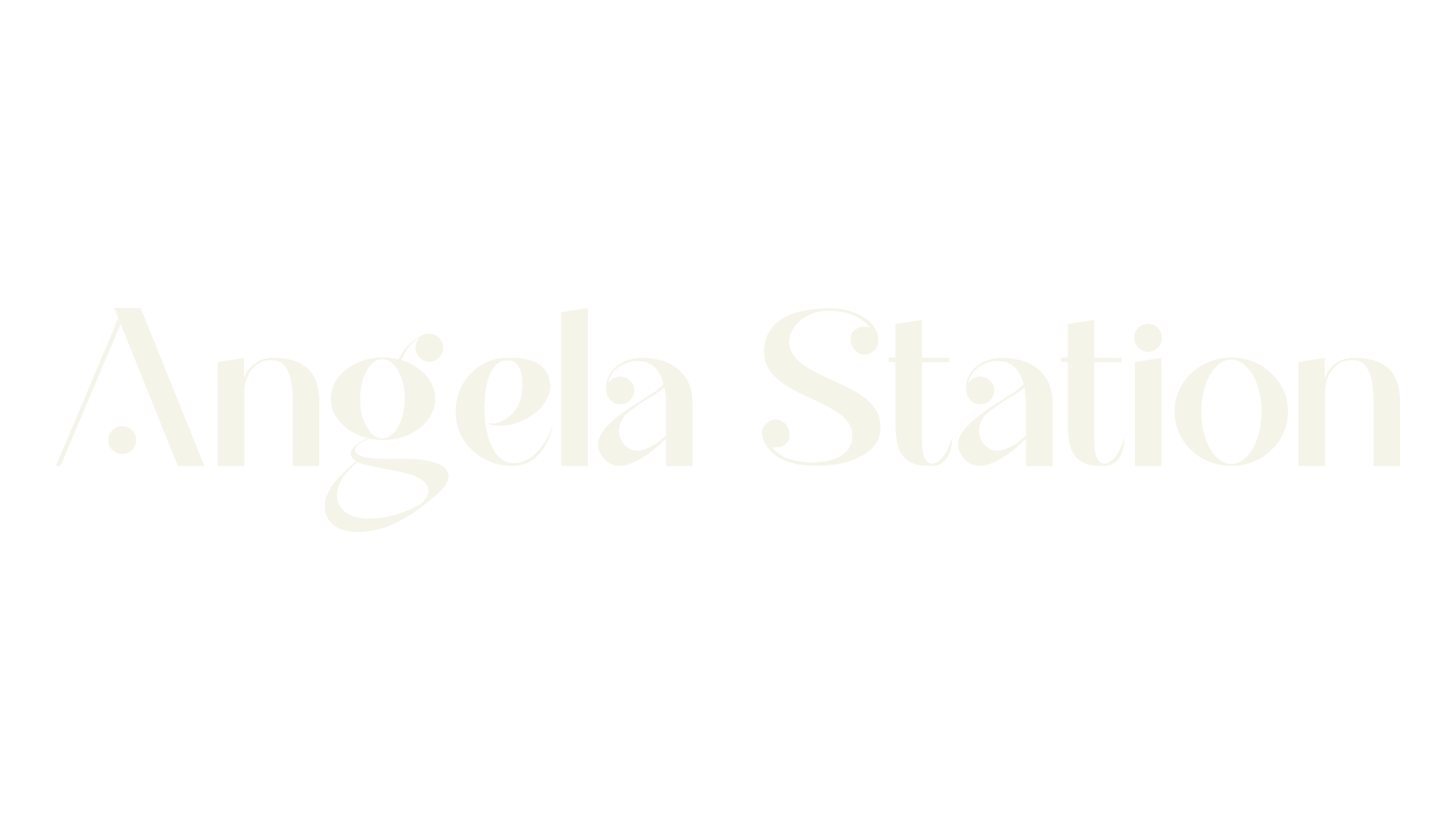 Angela Station, elegant font preview