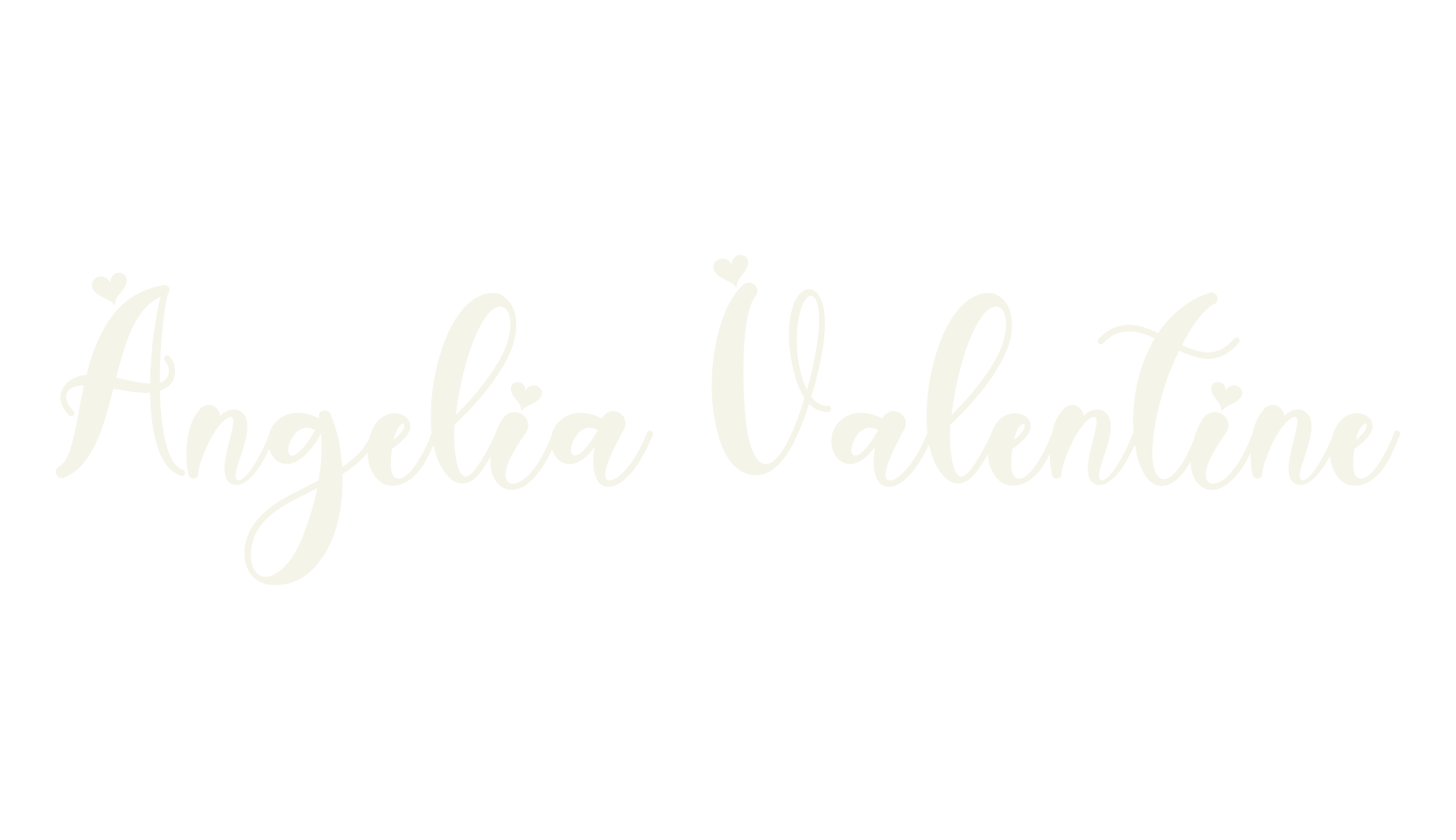 Angelia Valentine, birthday font preview