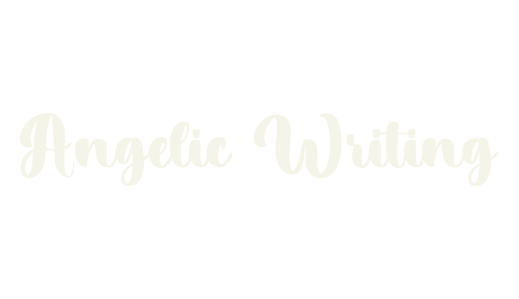 Angelic Writing, handwriting font preview