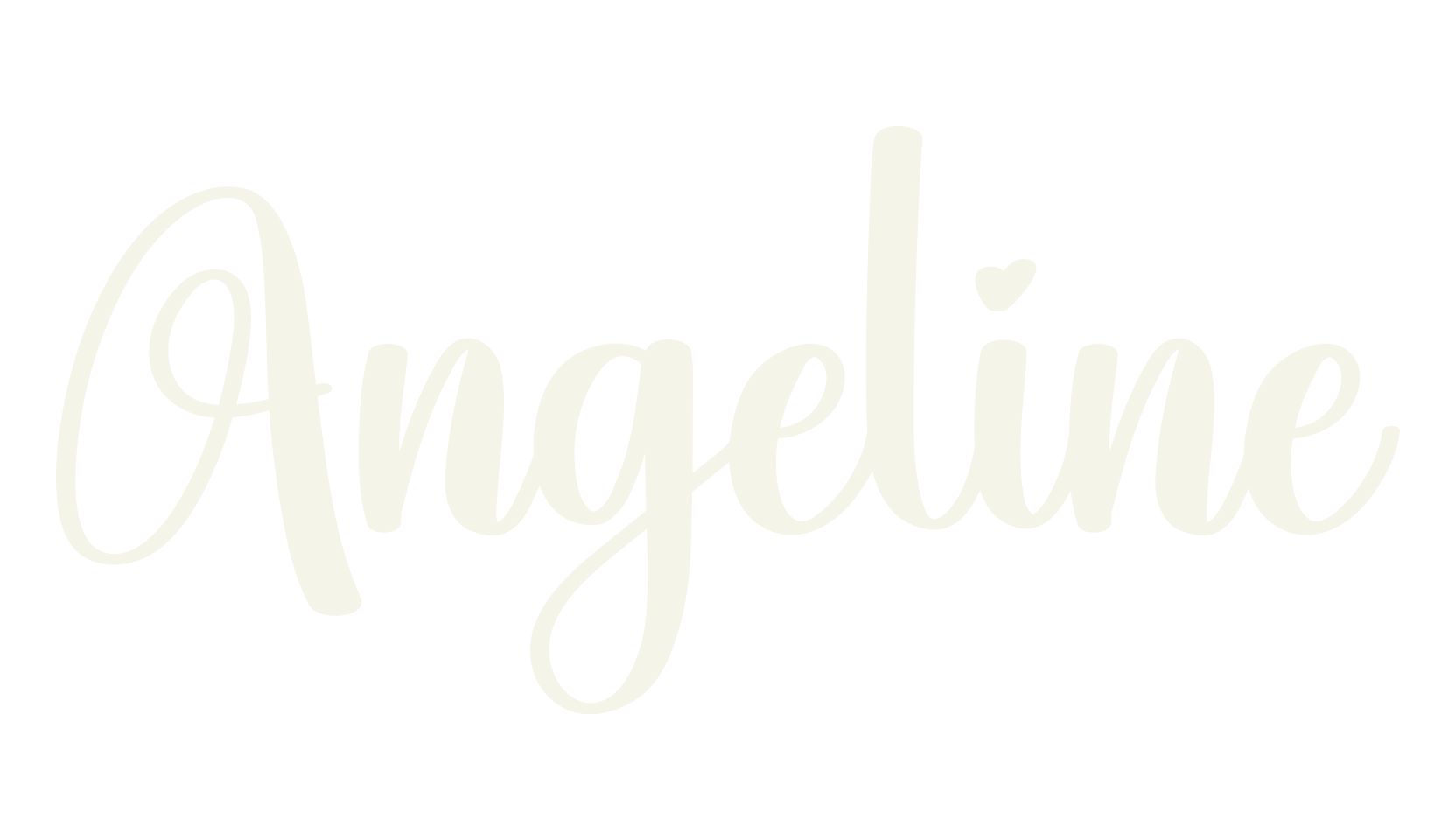 Angeline, fashion script font preview
