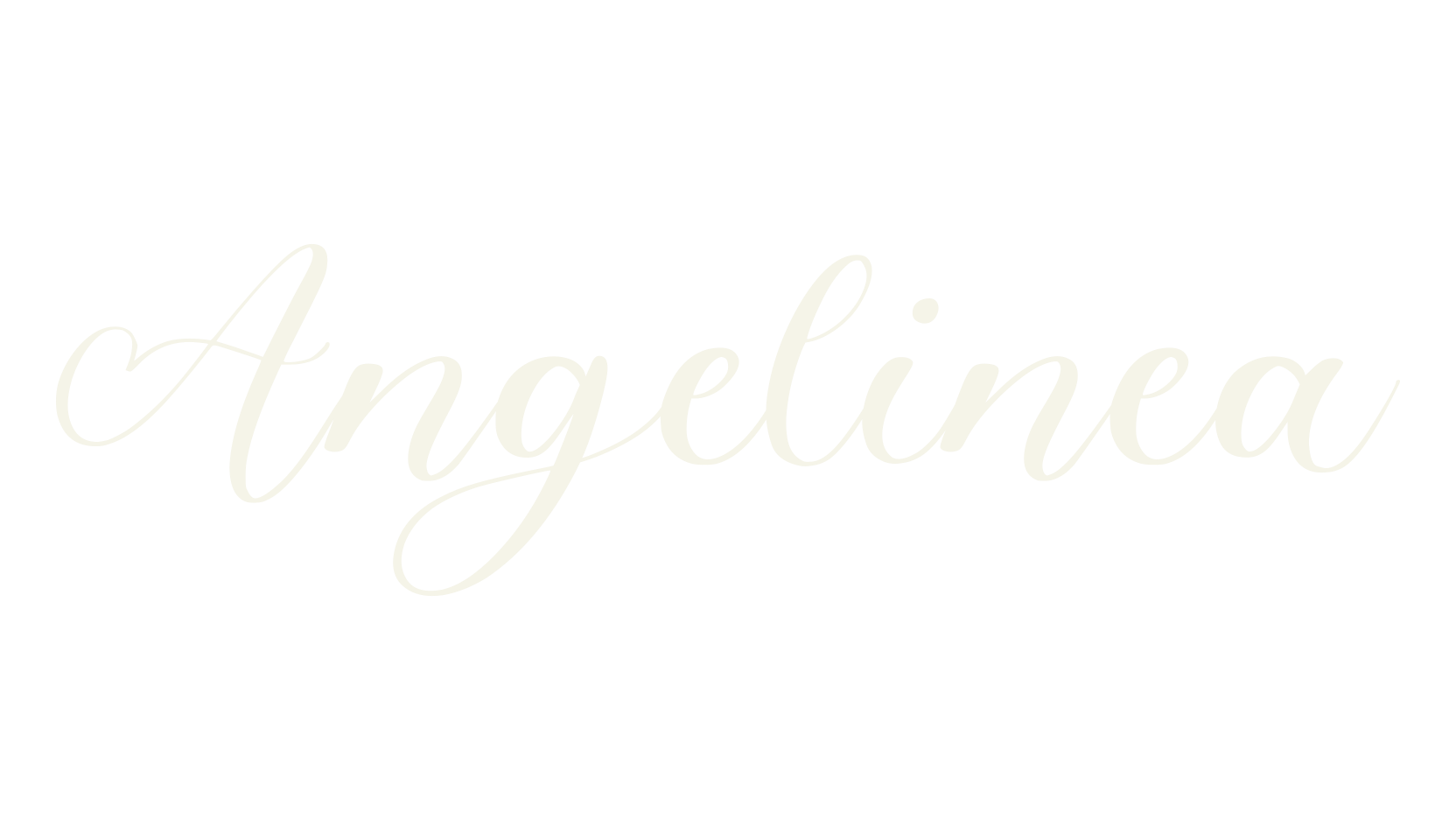 Angelinea, fashion script font preview