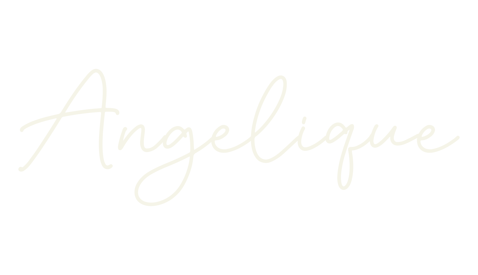 Angelique, lettering font preview