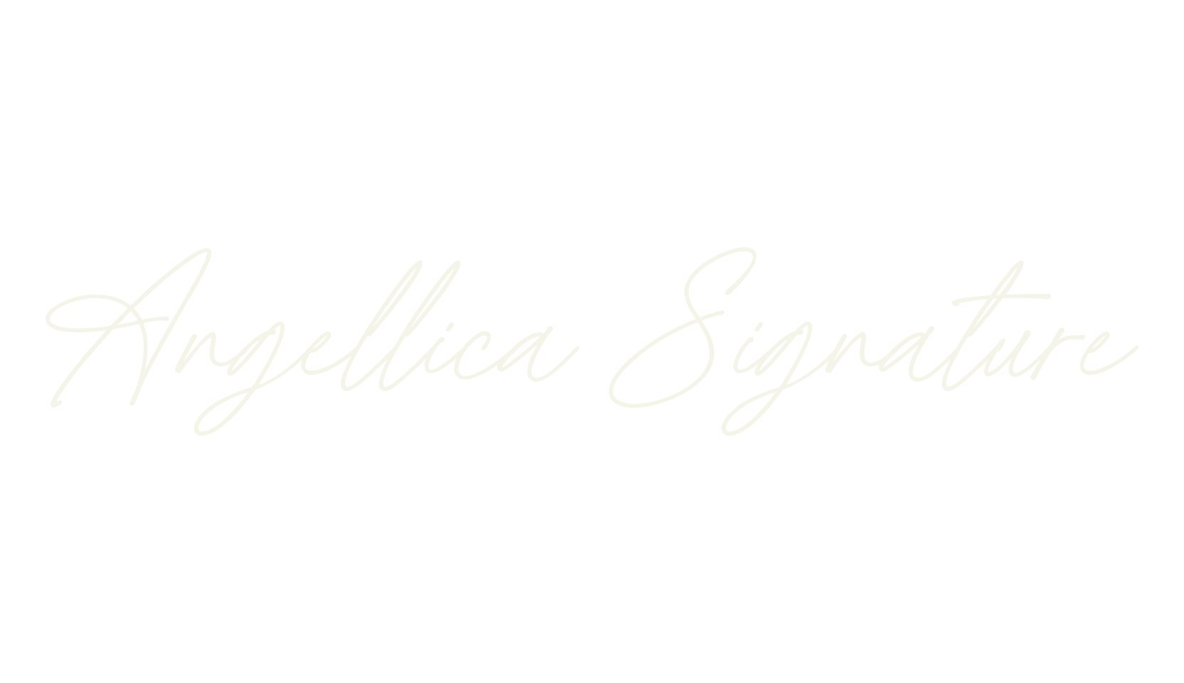 Angellica Signature, handwritten font preview