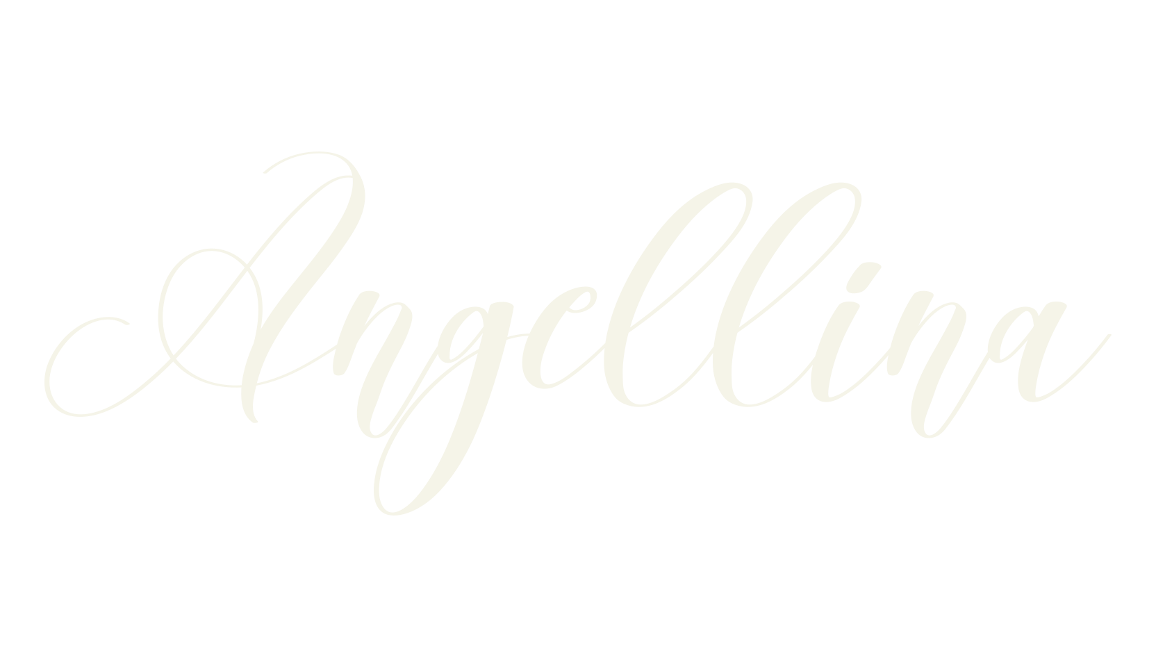 Angellina, modern calligraphy font preview