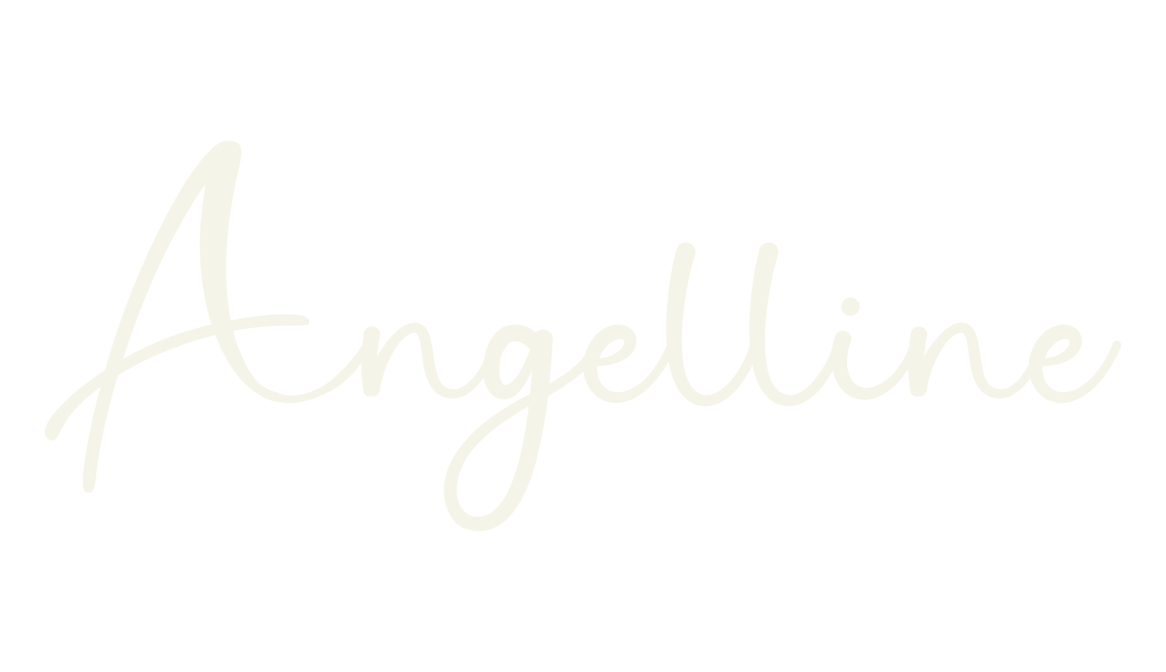 Angelline, lettering font preview