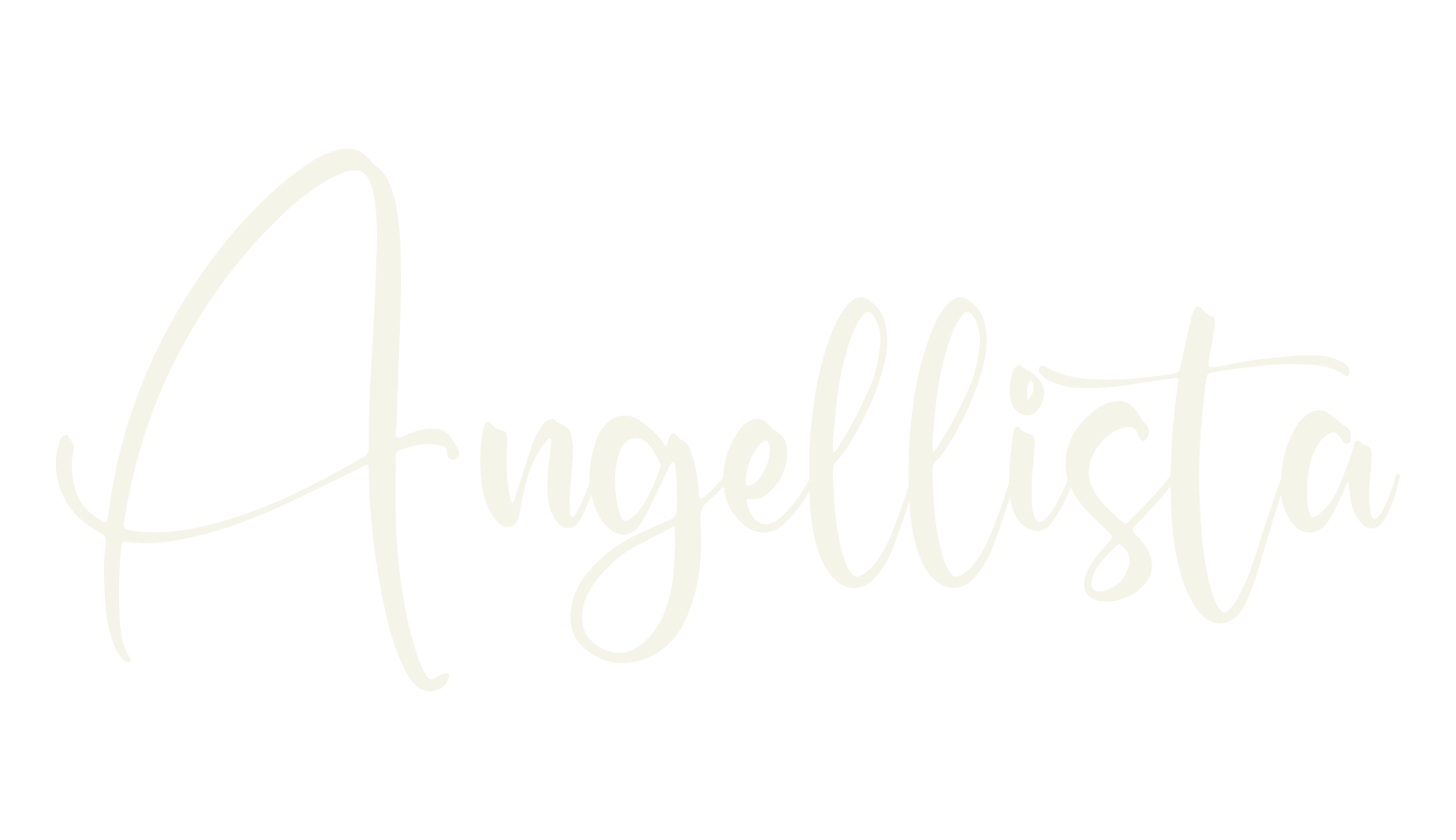 Angellista, script font preview