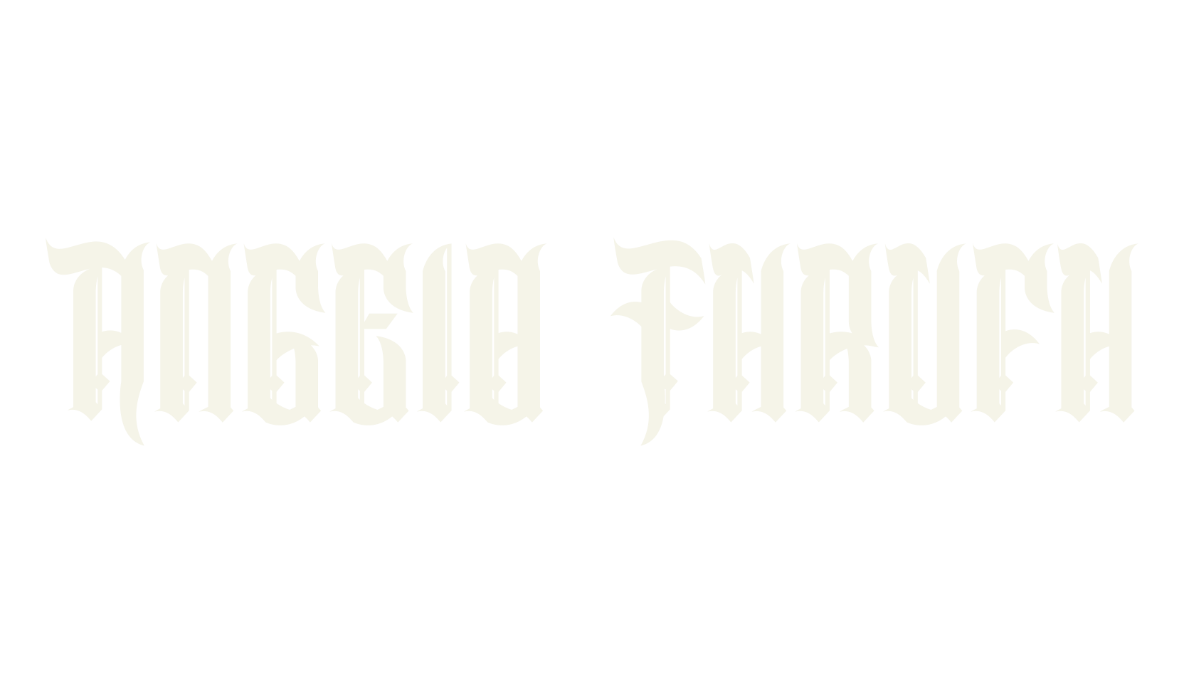 Angelo Thrufh, old english font preview