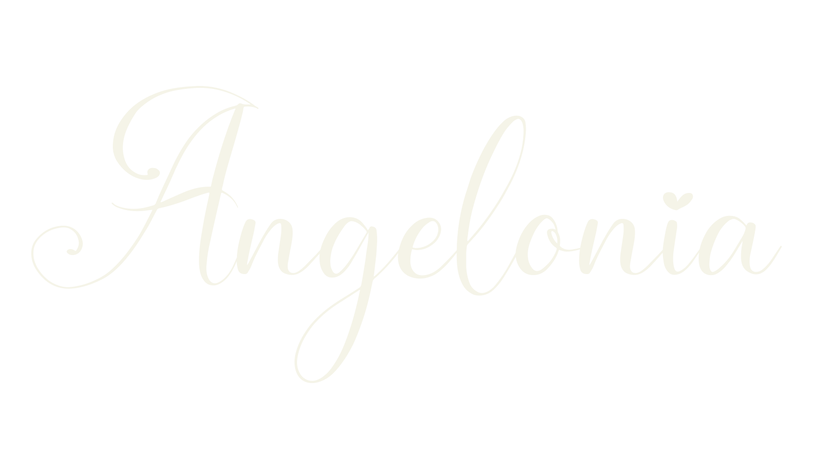 Angelonia, cursive font preview