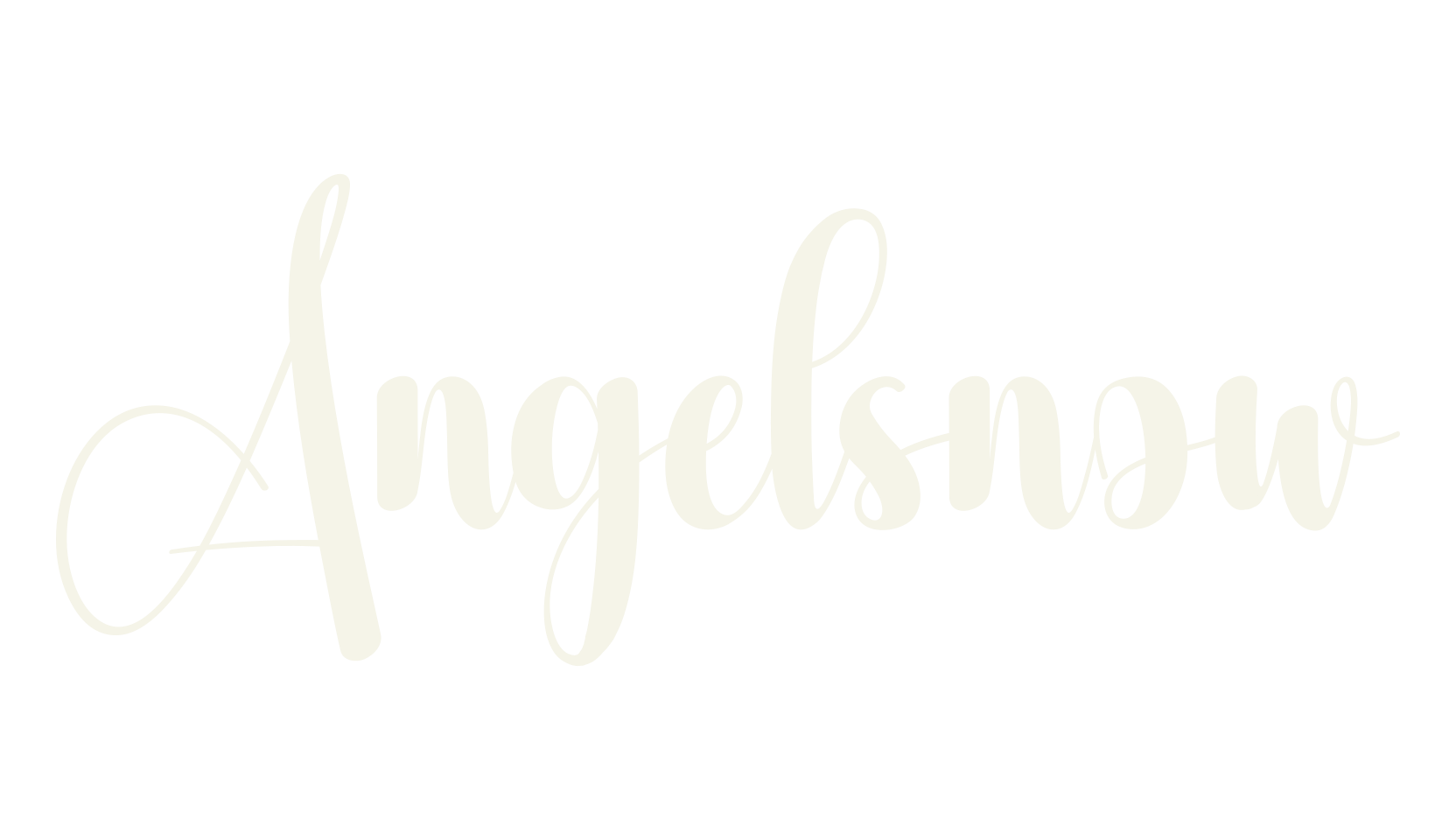Angelsnow, calligraphy font preview