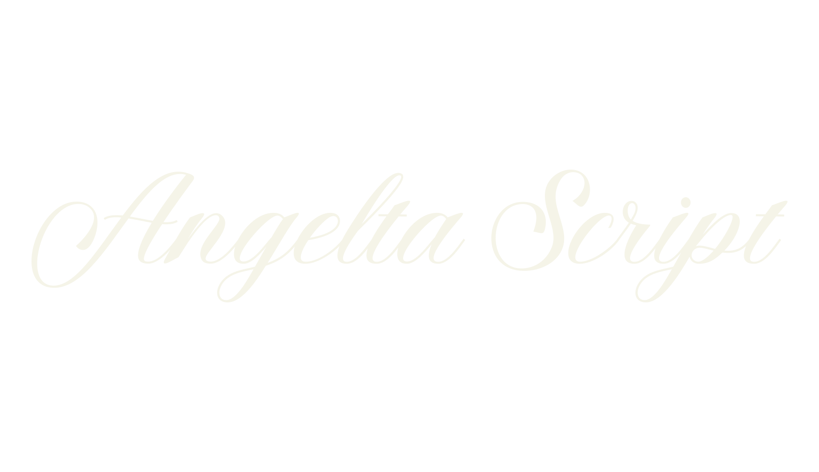 Angelta Script, wedding font preview