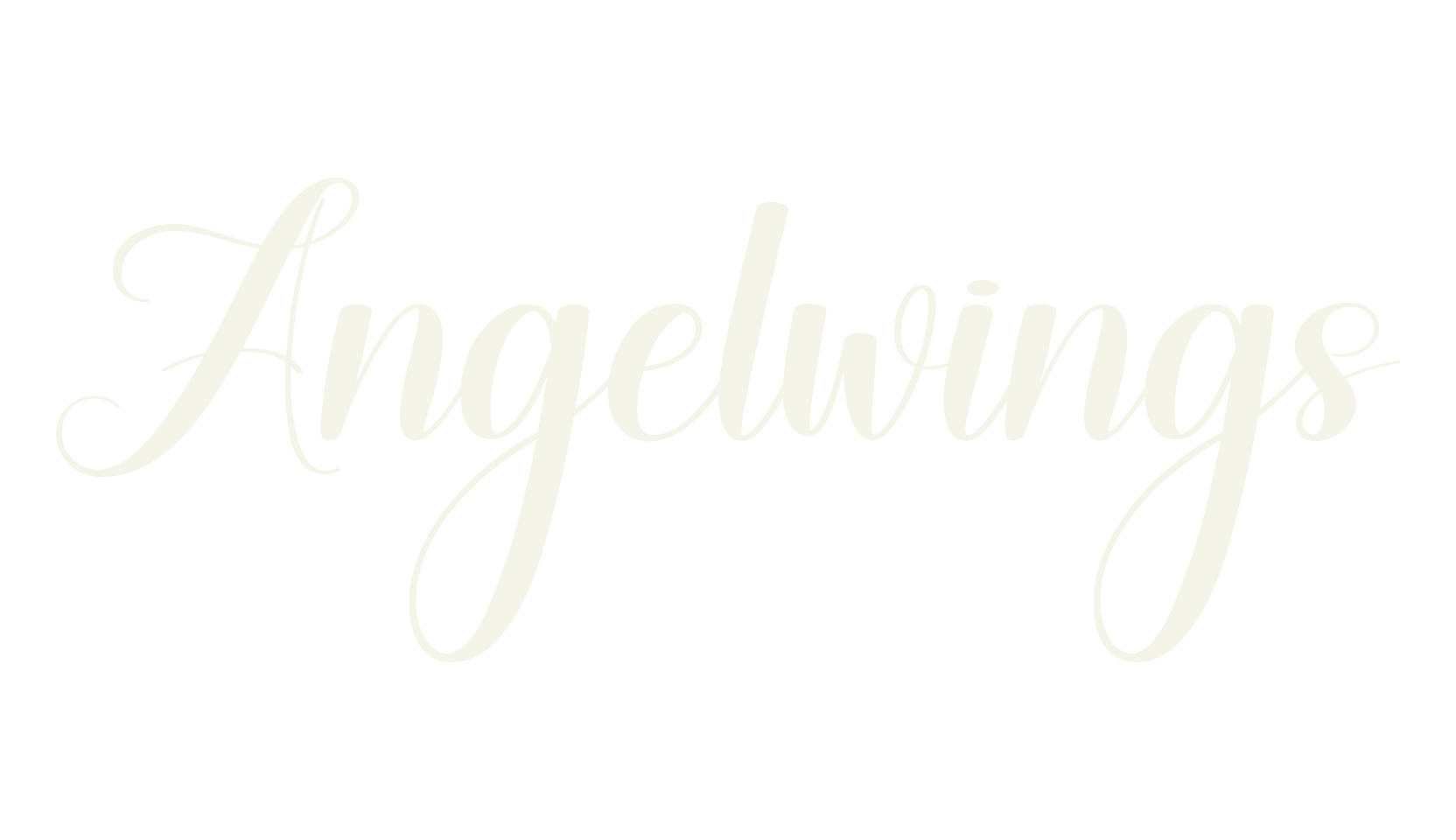 Angelwings, fashion script font preview