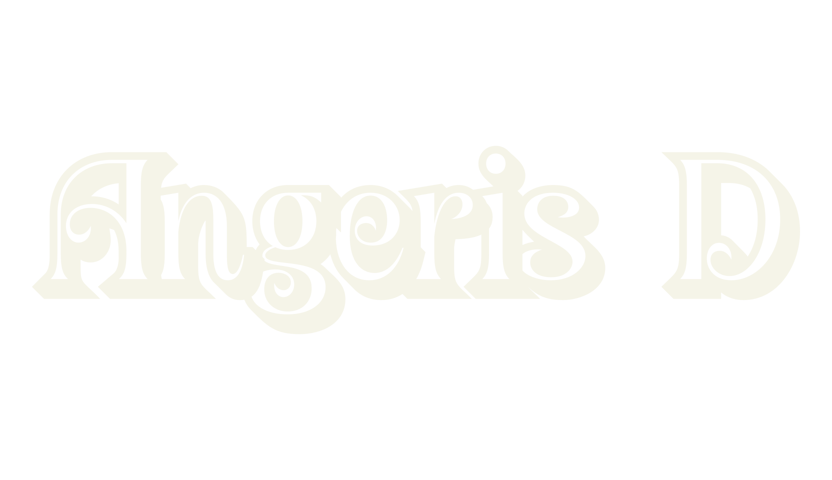 Angeris 3D, 3d font preview