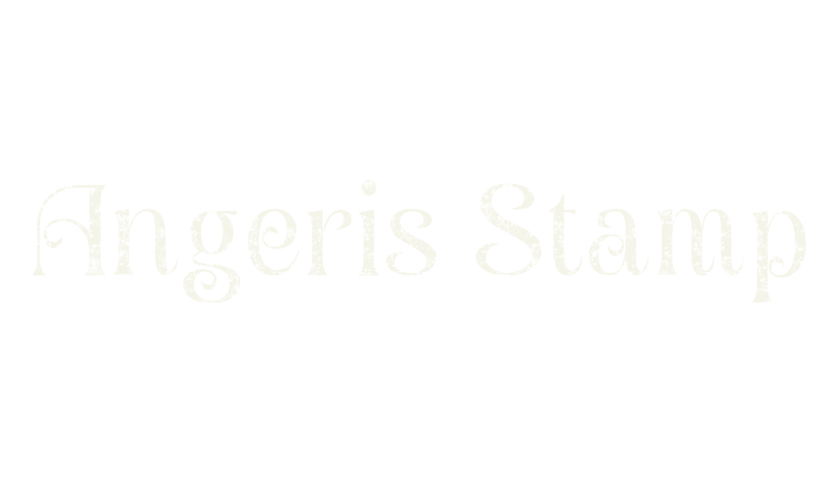 Angeris Stamp, vintage font preview