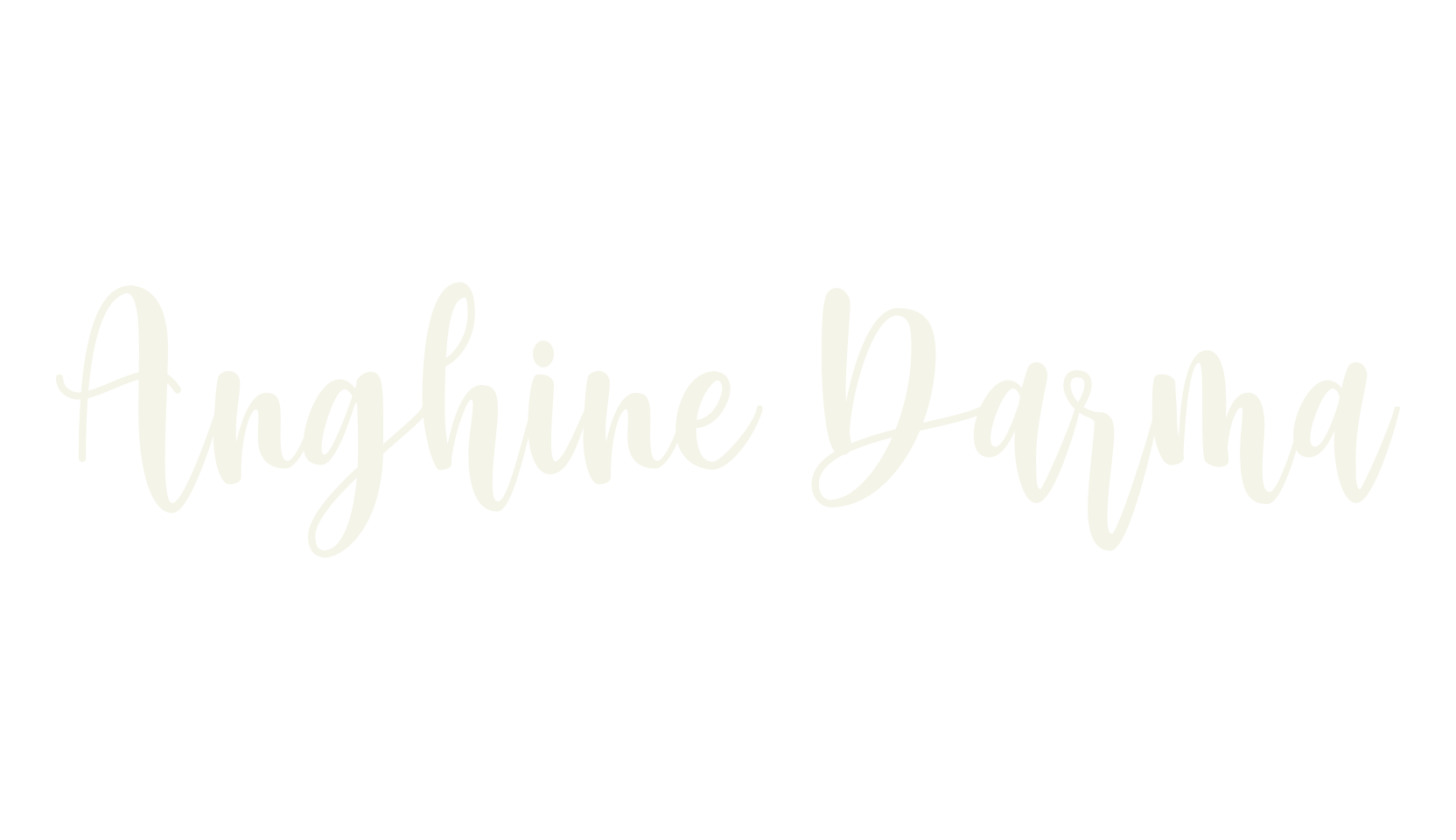 Anghine Darma, calligraphy font preview