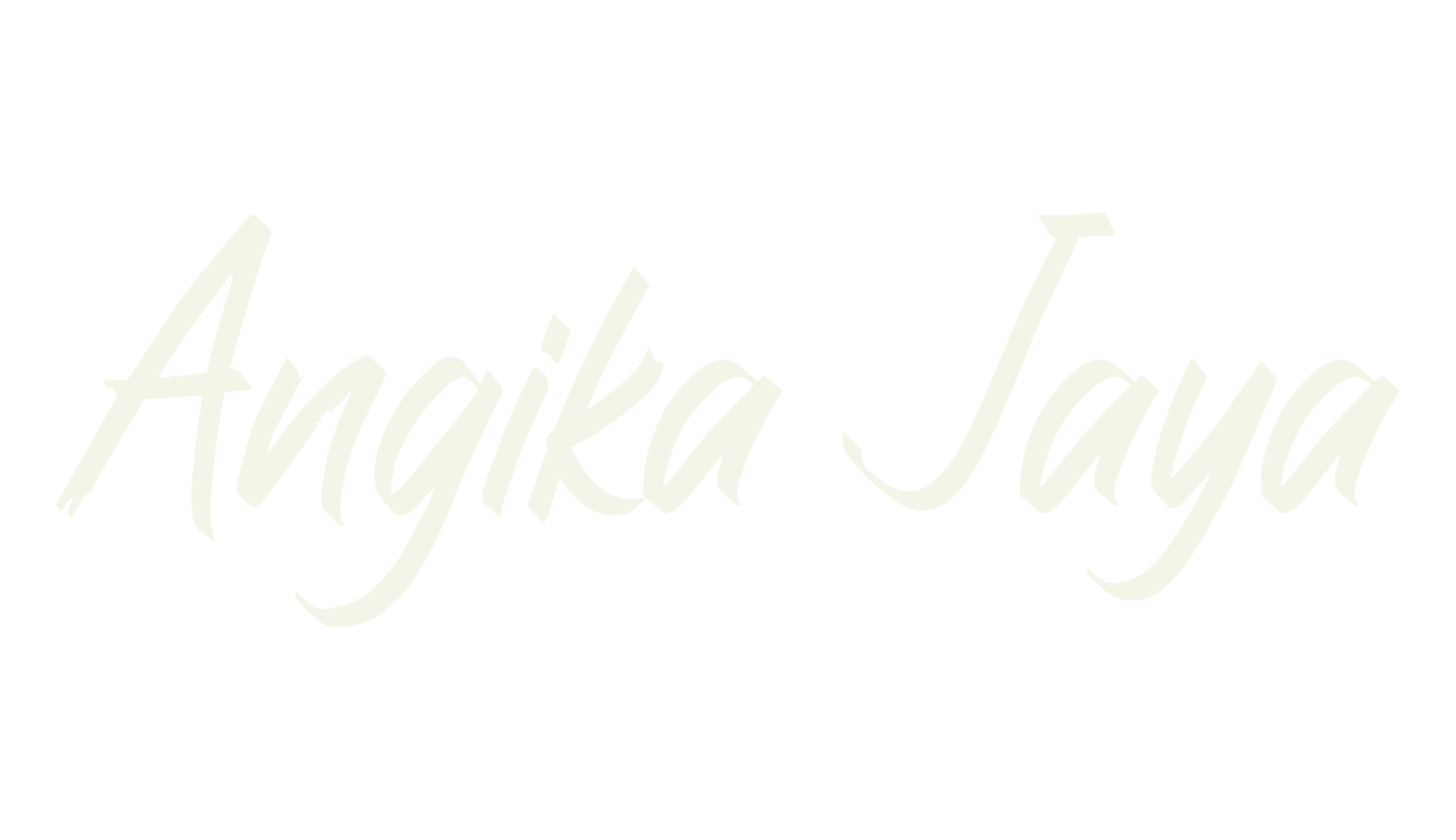 Angika Jaya, bold font preview