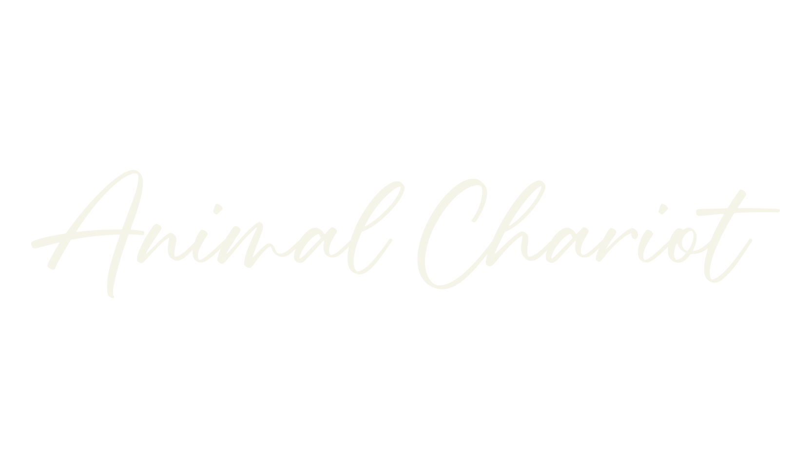 Animal Chariot, calligraphy font preview