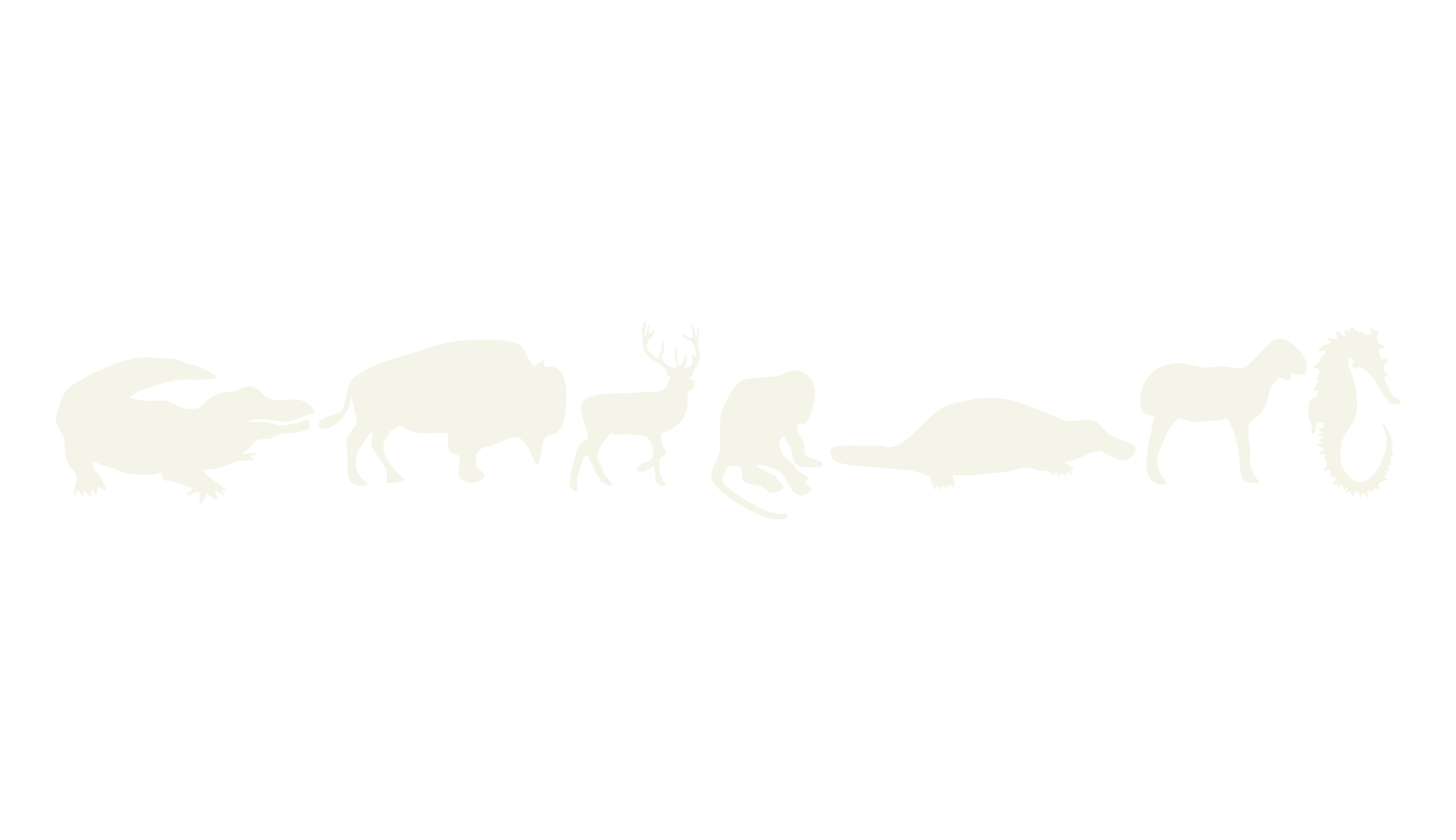 Animals, dingbats font preview