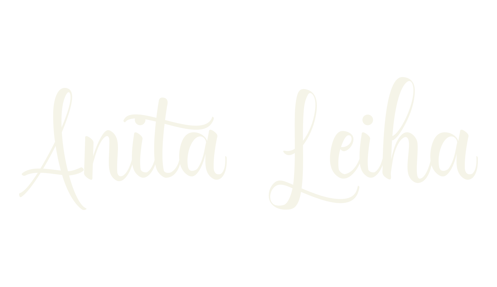Anita Leiha, lettering font preview