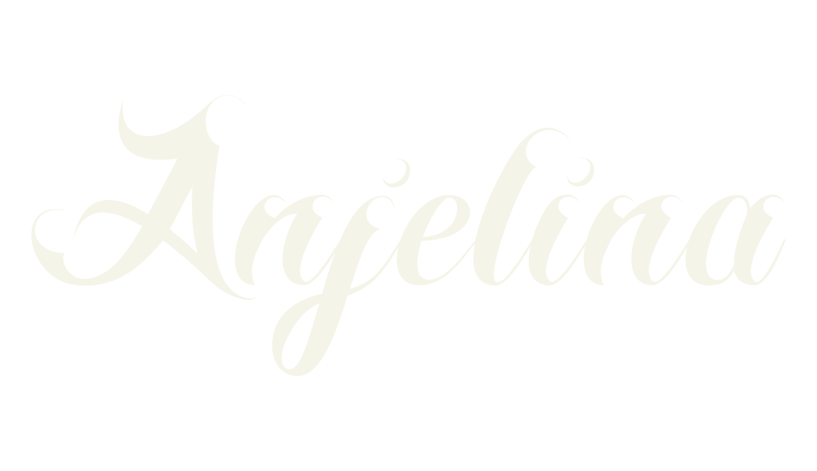 Anjelina, calligraphy font preview